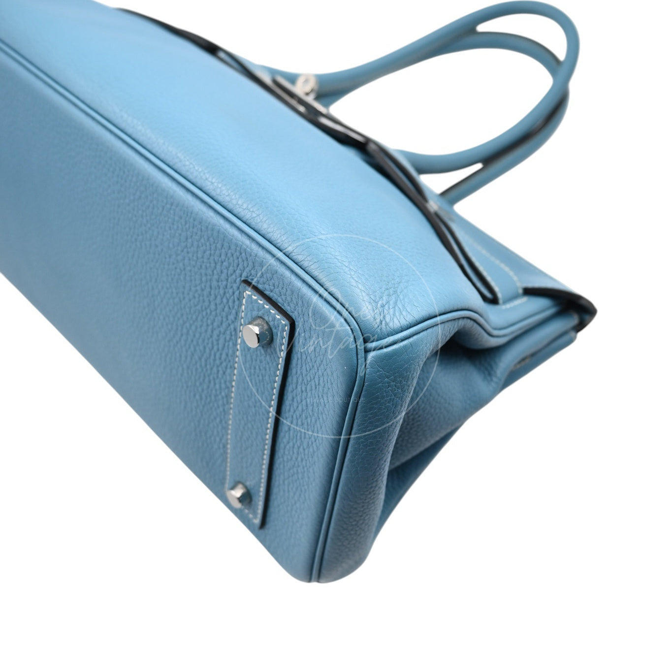 [Pre-owned] Hermes Shoulder Birkin Sky Blue PHW