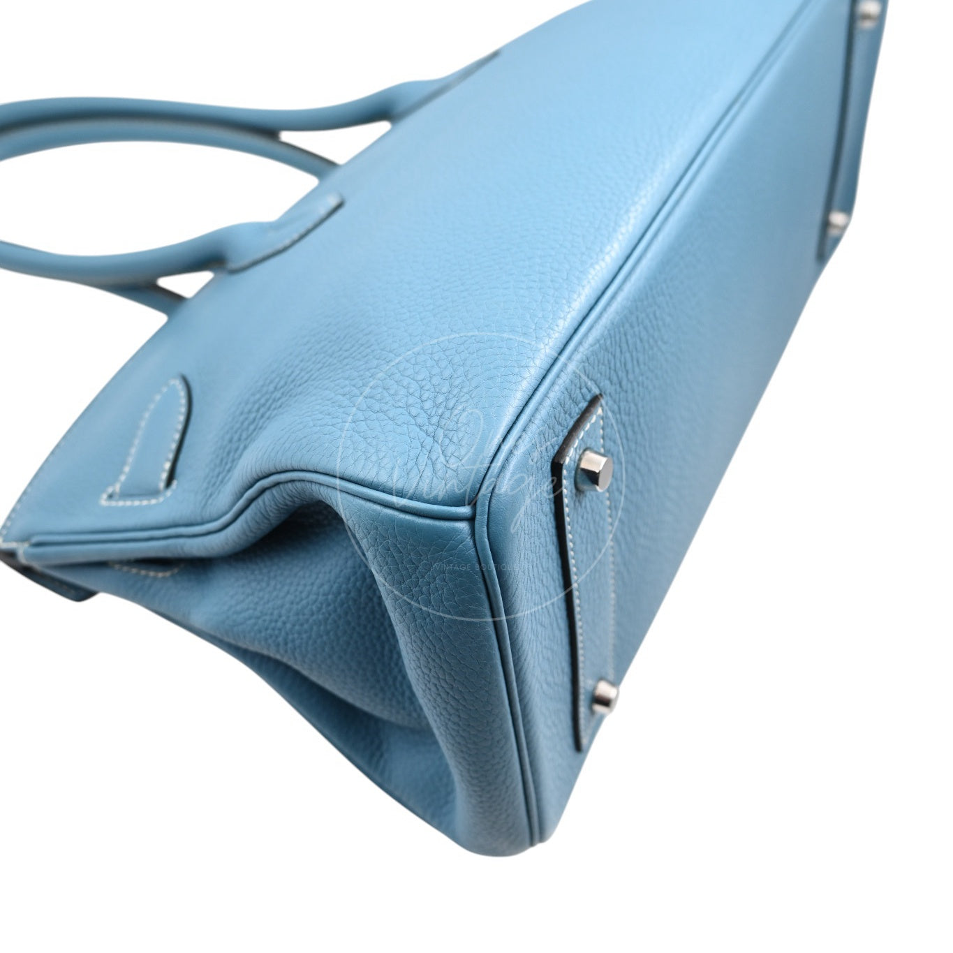 [Pre-owned] Hermes Shoulder Birkin Sky Blue PHW