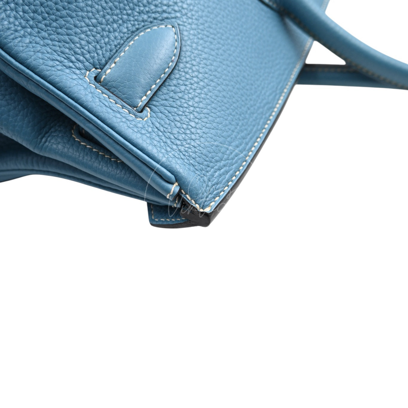 [Pre-owned] Hermes Shoulder Birkin Sky Blue PHW