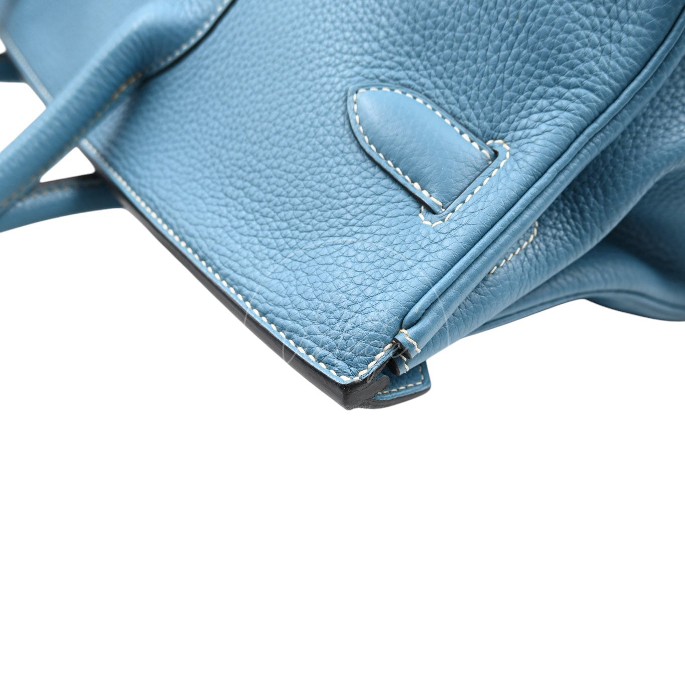 [Pre-owned] Hermes Shoulder Birkin Sky Blue PHW