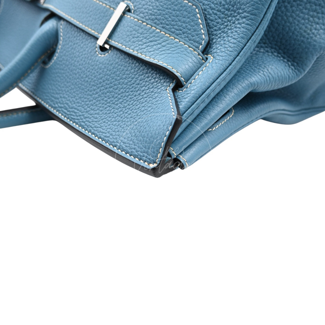 [Pre-owned] Hermes Shoulder Birkin Sky Blue PHW