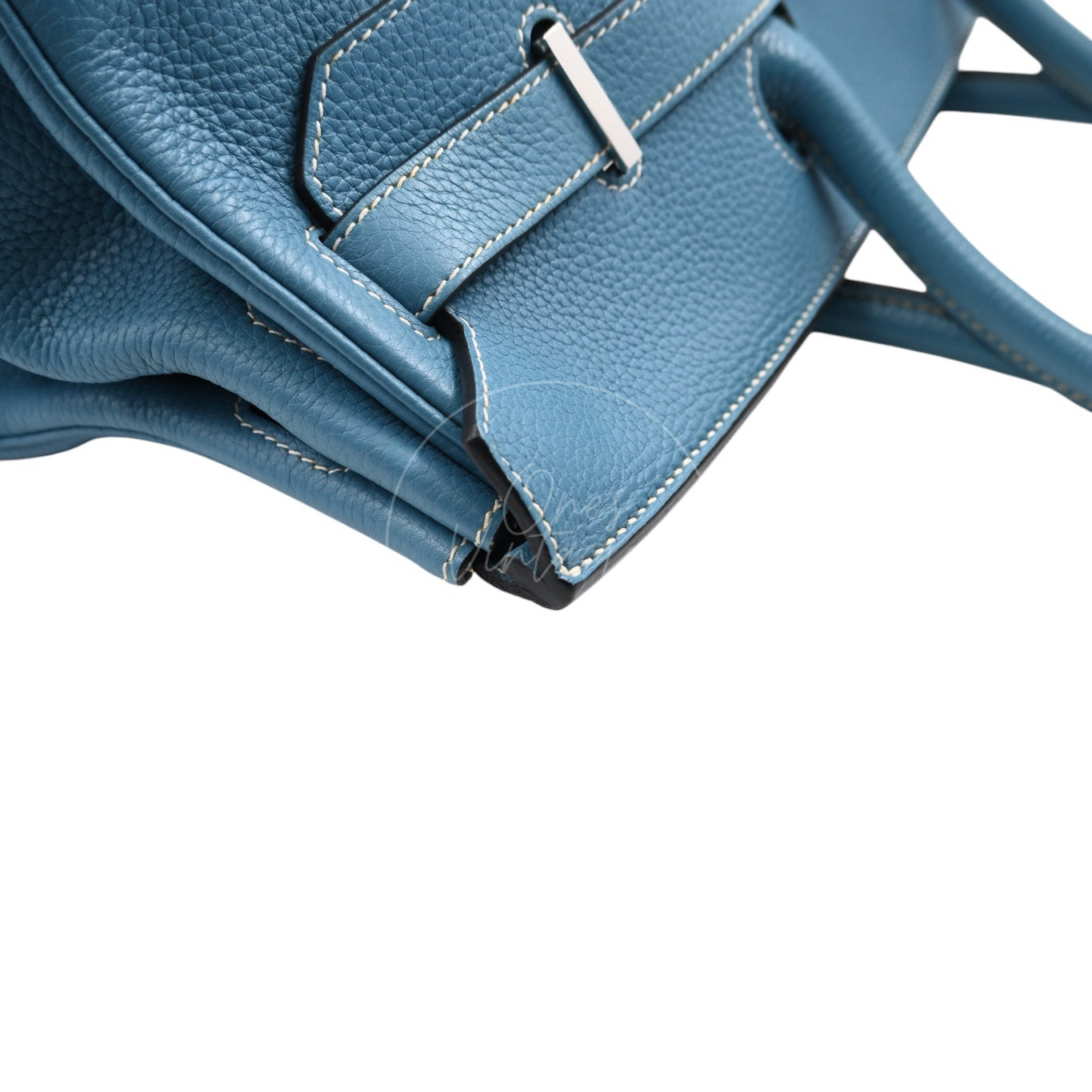 [Pre-owned] Hermes Shoulder Birkin Sky Blue PHW