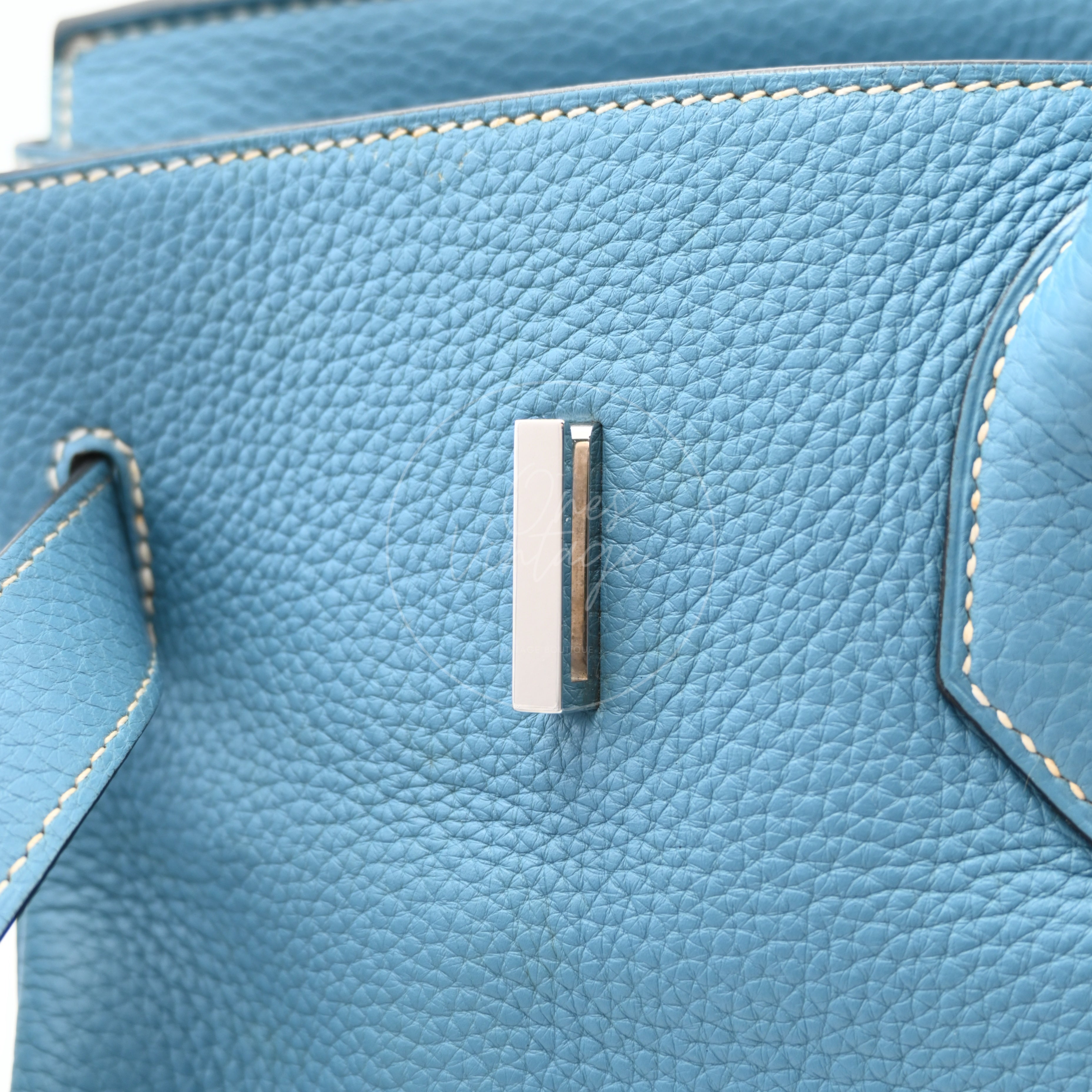 [Pre-owned] Hermes Shoulder Birkin Sky Blue PHW