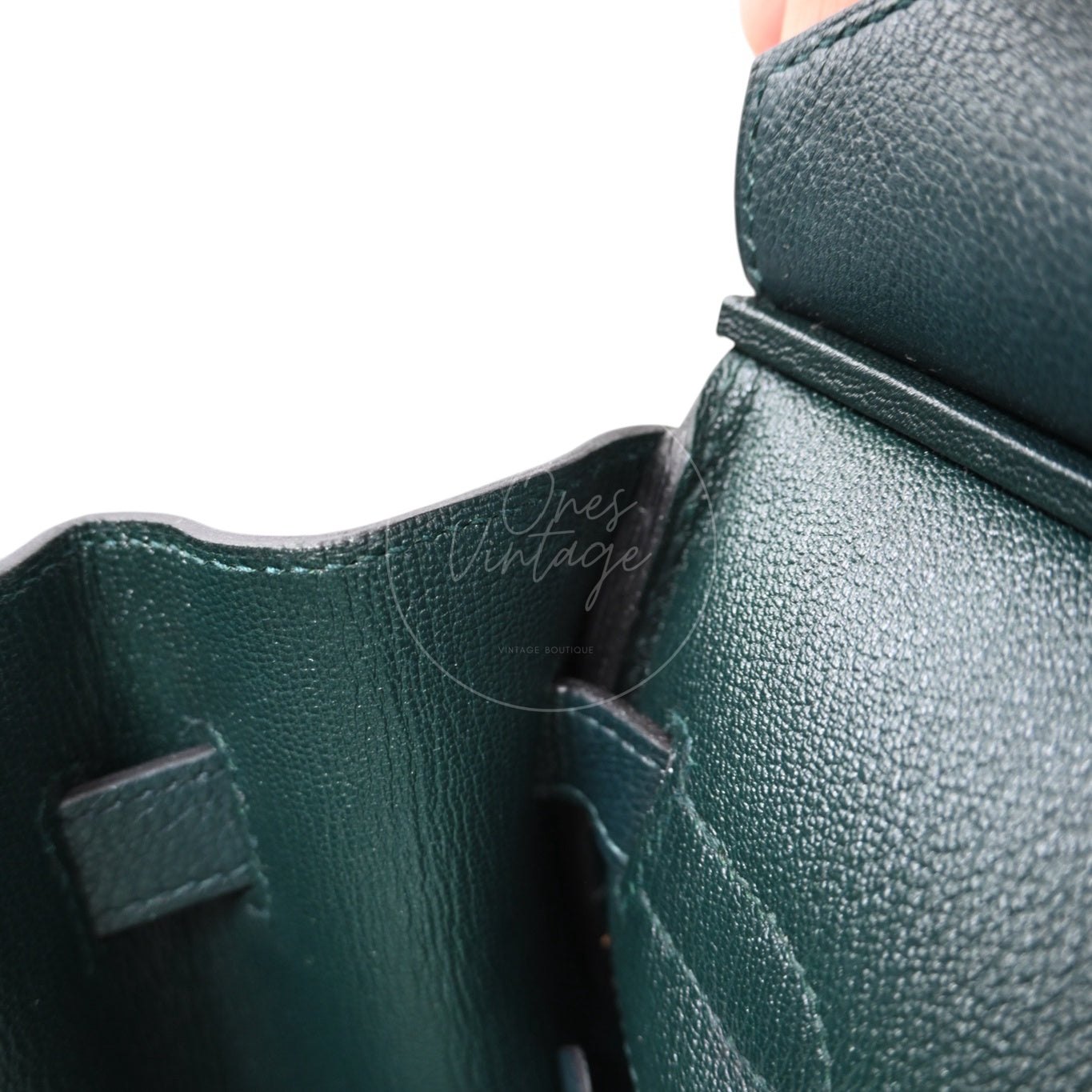 [Pre-owned] Hermes Birkin 35 Dark Green PHW