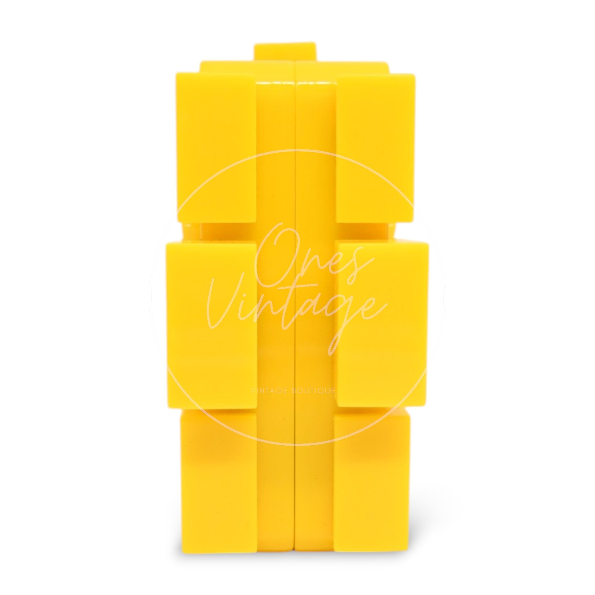 [Pre-owned] Chanel Yellow Lego
