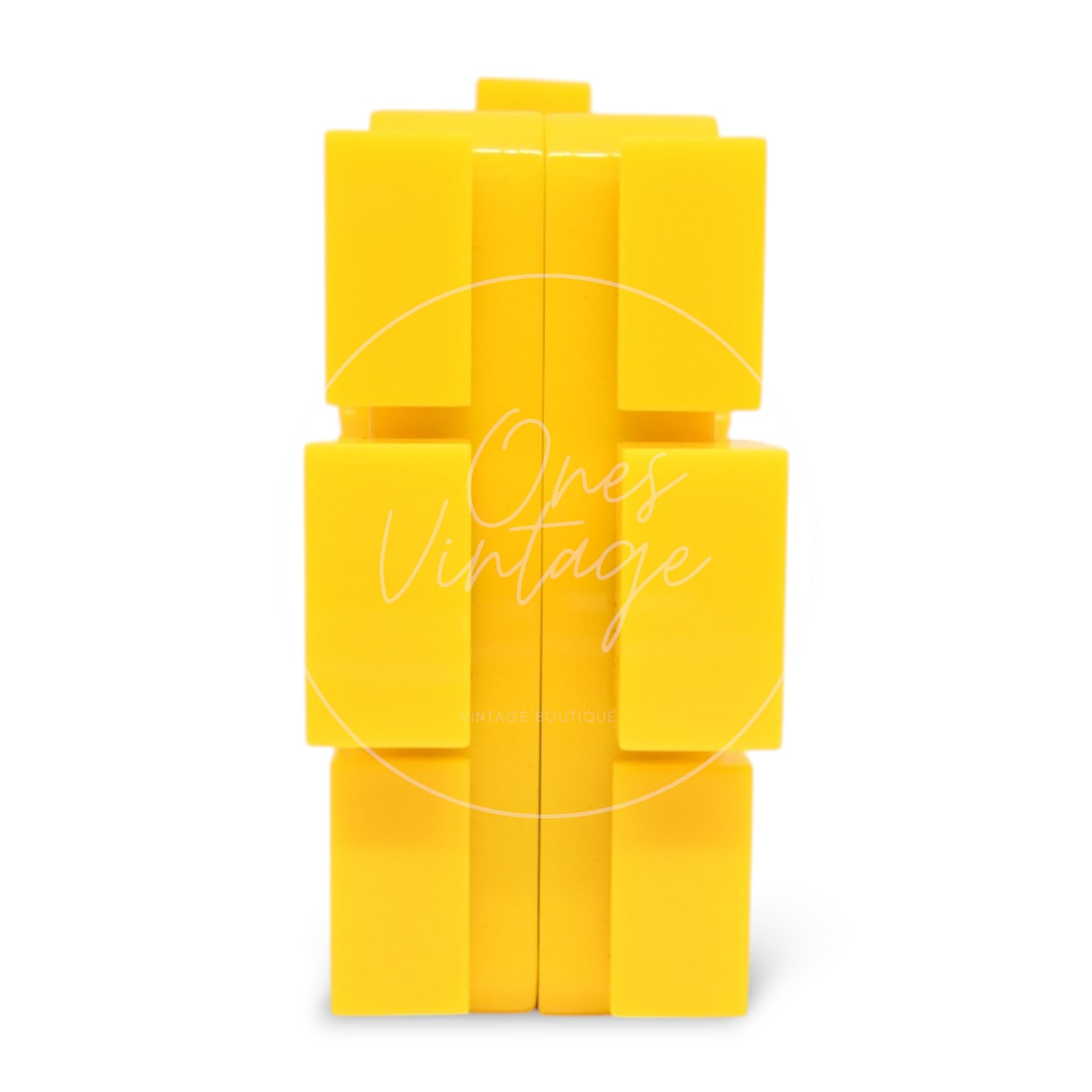 [Pre-owned] Chanel Yellow Lego