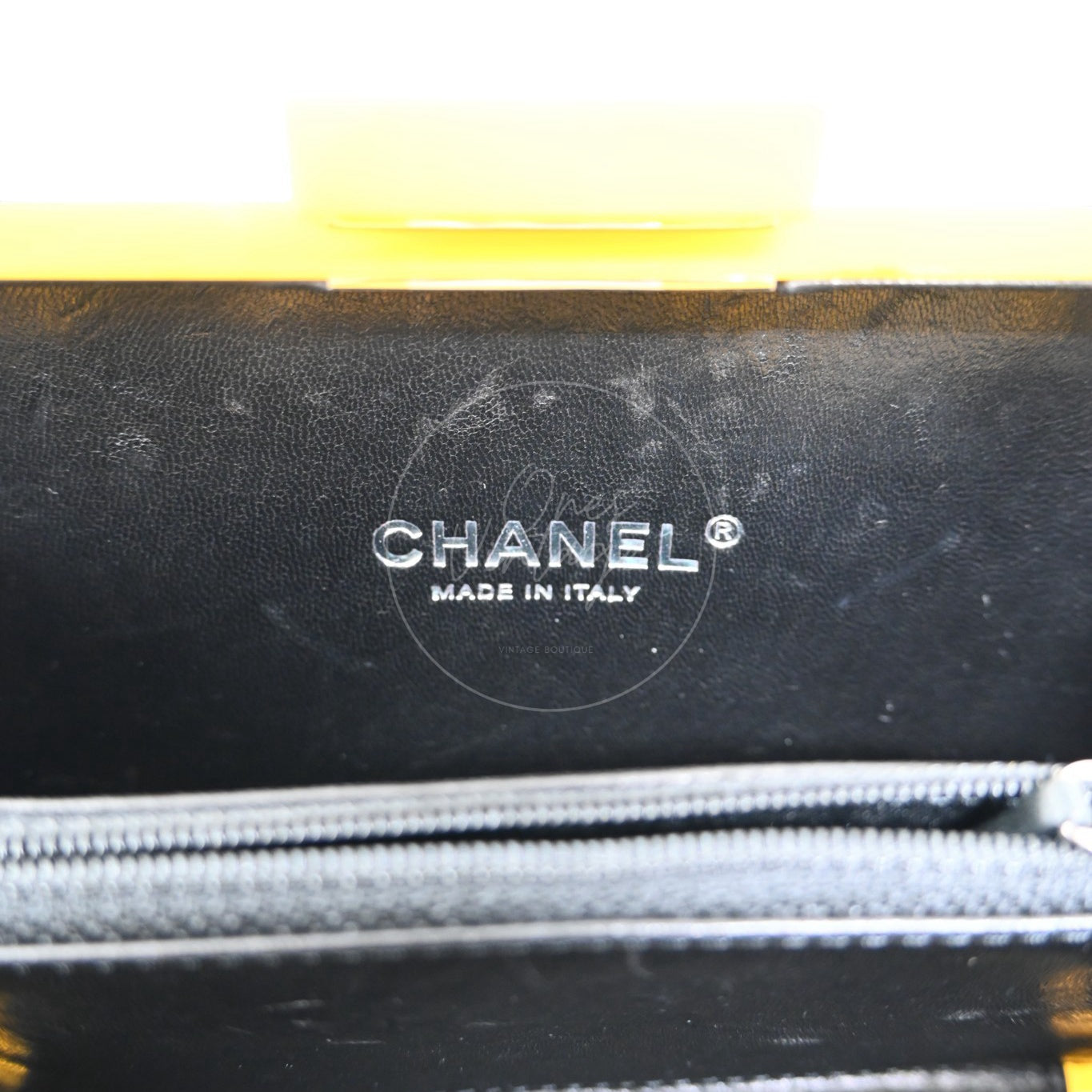 [Pre-owned] Chanel Yellow Lego