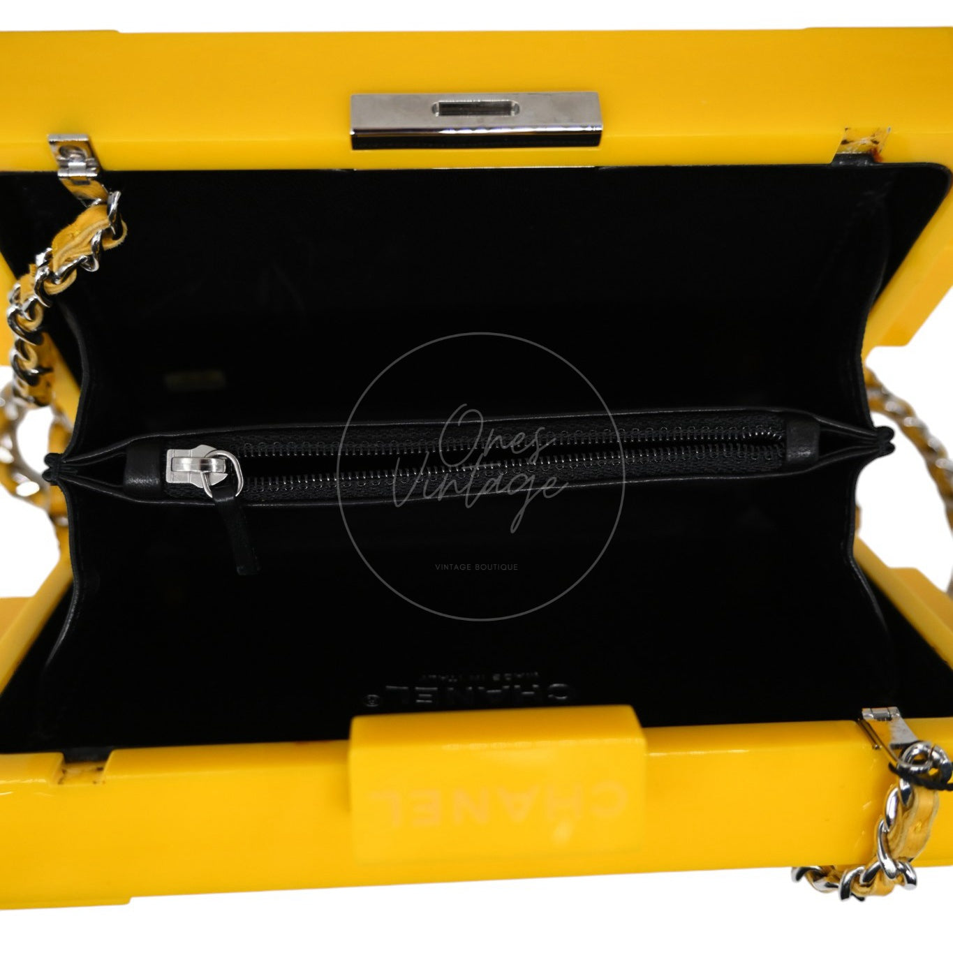[Pre-owned] Chanel Yellow Lego