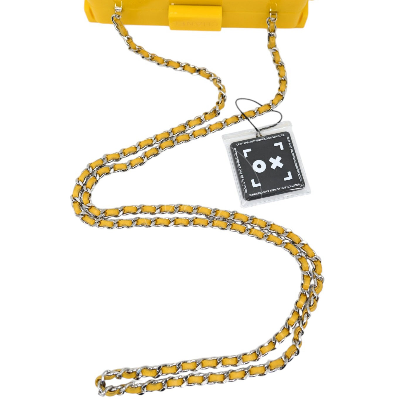 [Pre-owned] Chanel Yellow Lego