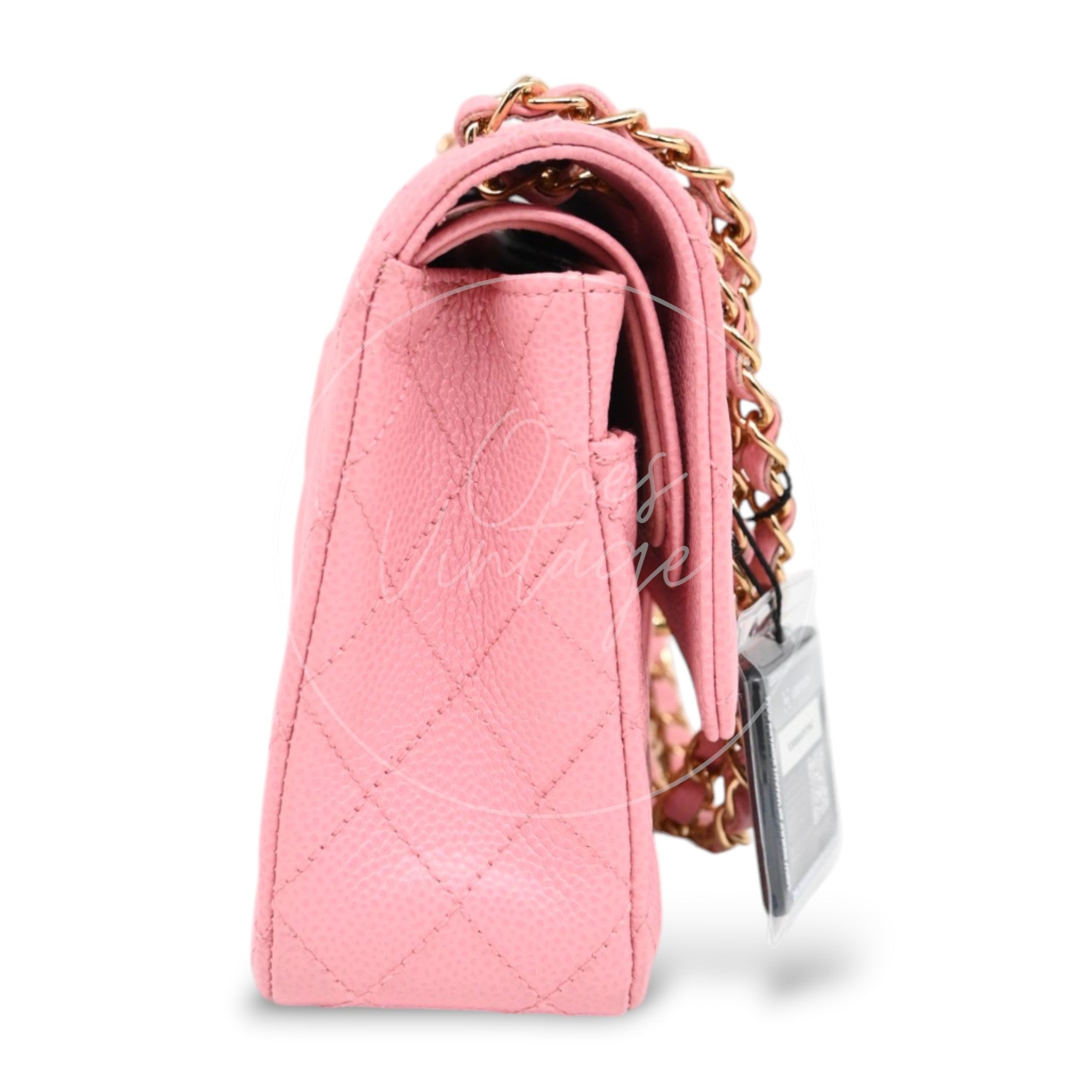 [Pre-owned] Chanel Medium Classic Flap Calfskin & Gold-Tone Metal Handbag