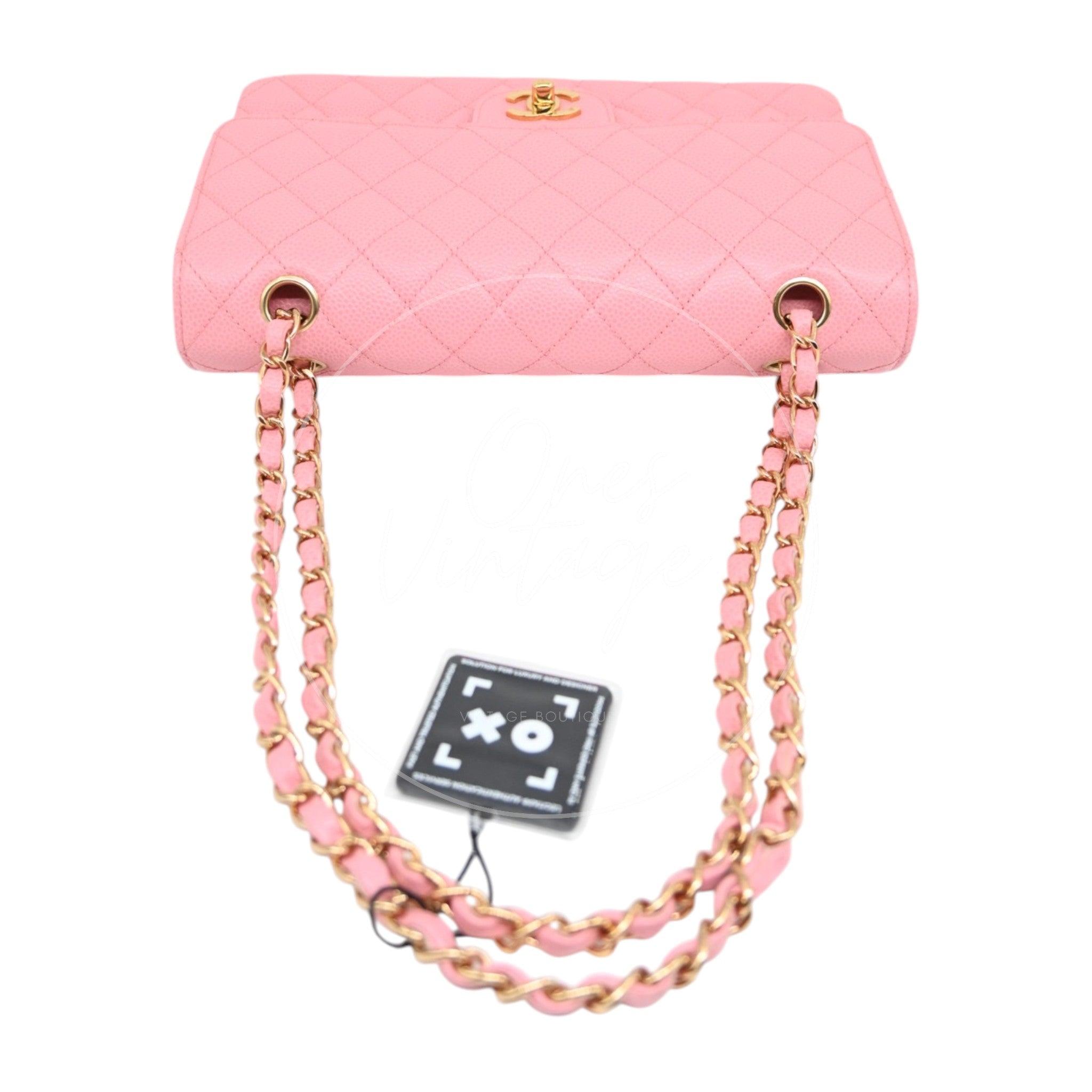 [Pre-owned] Chanel Medium Classic Flap Calfskin & Gold-Tone Metal Handbag
