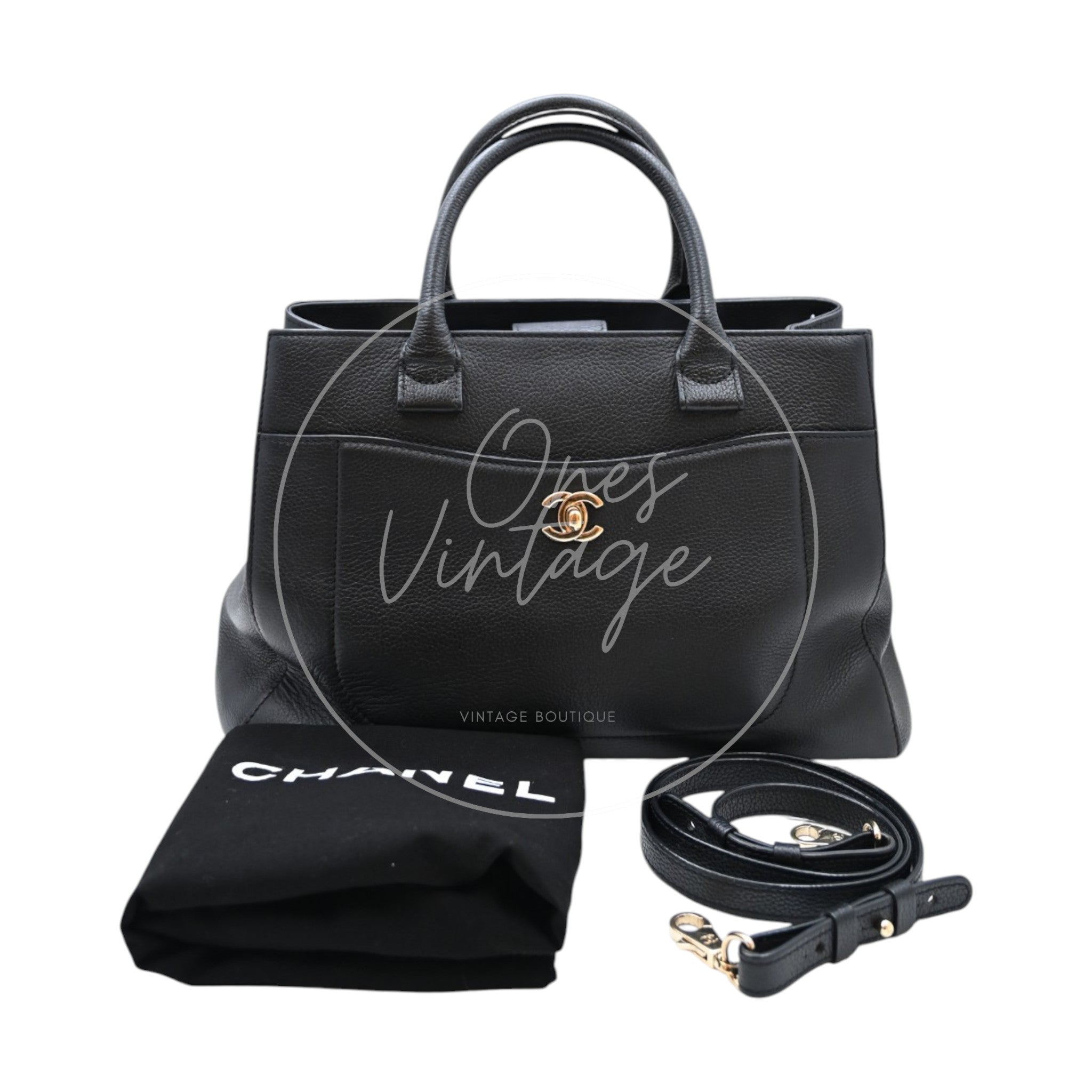 Chanel Neo Executive tote bag GHW Black Series 24