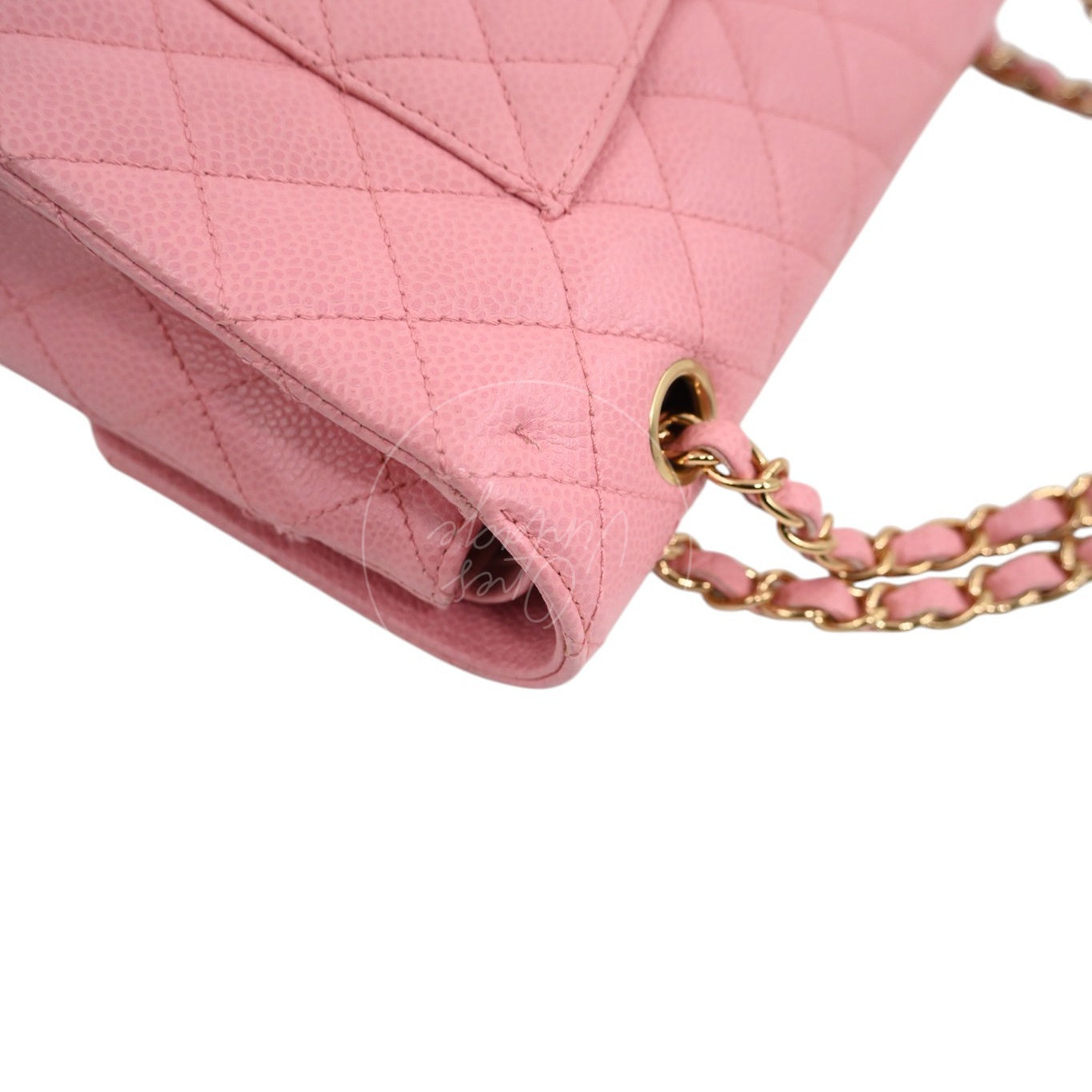 [Pre-owned] Chanel Medium Classic Flap Calfskin & Gold-Tone Metal Handbag