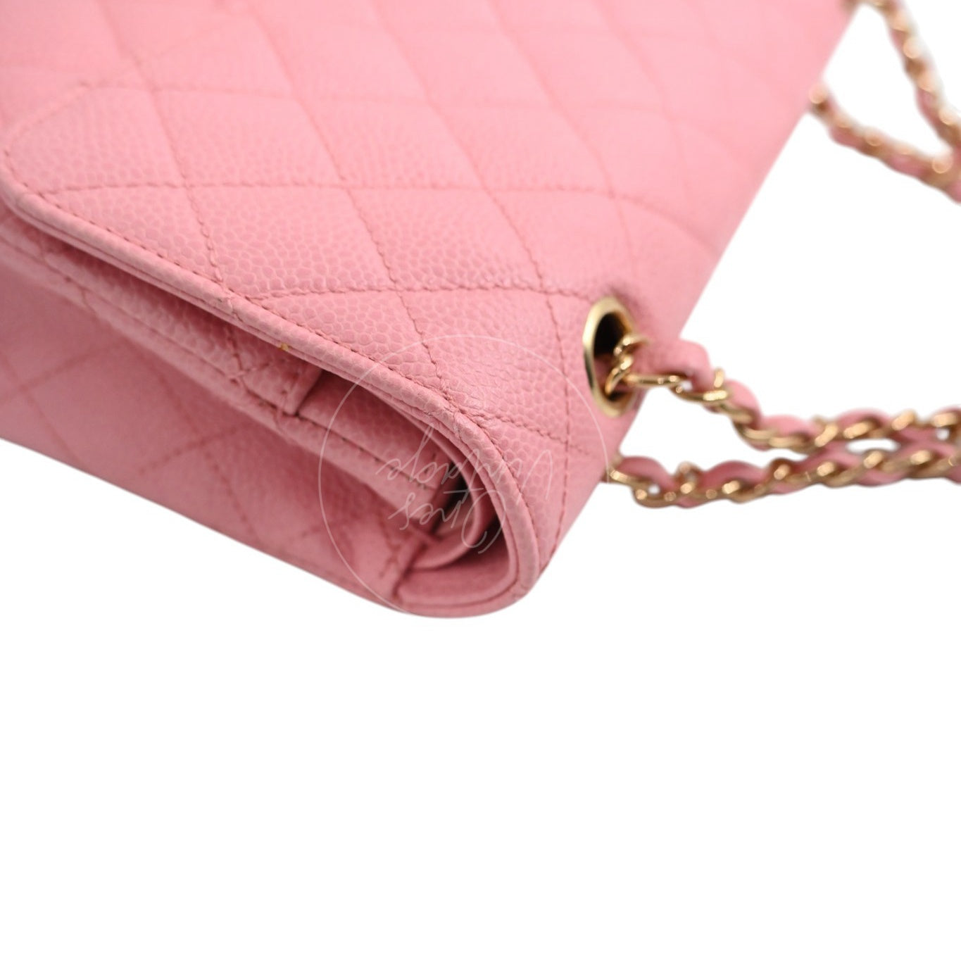 [Pre-owned] Chanel Medium Classic Flap Calfskin & Gold-Tone Metal Handbag