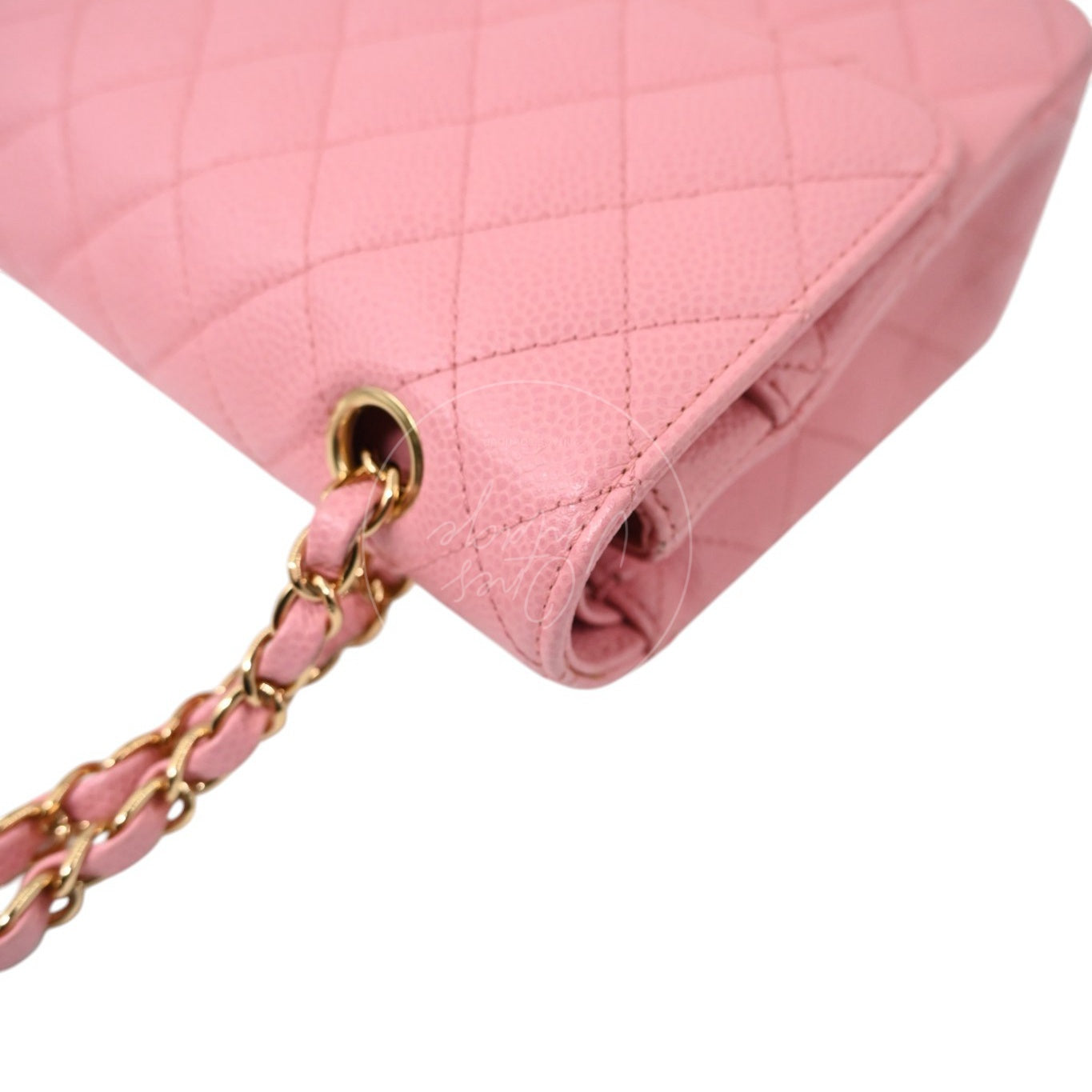 [Pre-owned] Chanel Medium Classic Flap Calfskin & Gold-Tone Metal Handbag