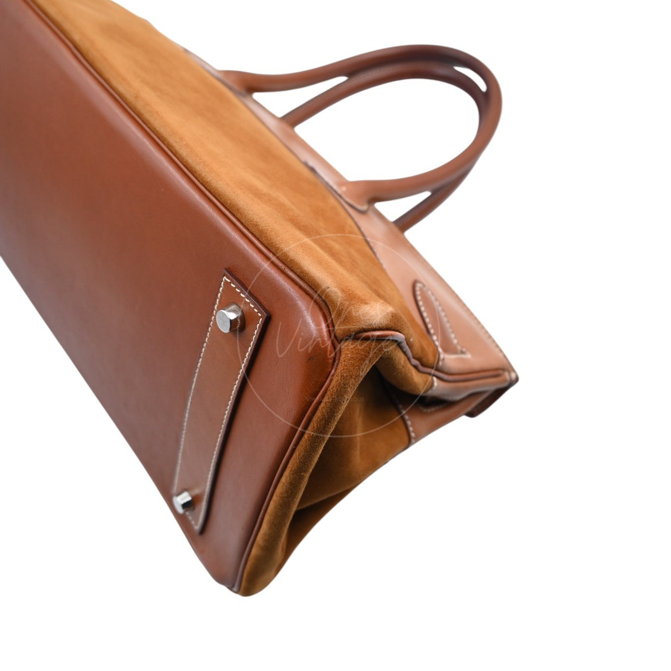 [Pre-owned] Hermes Birkin Shoulder Suede & Barenia
