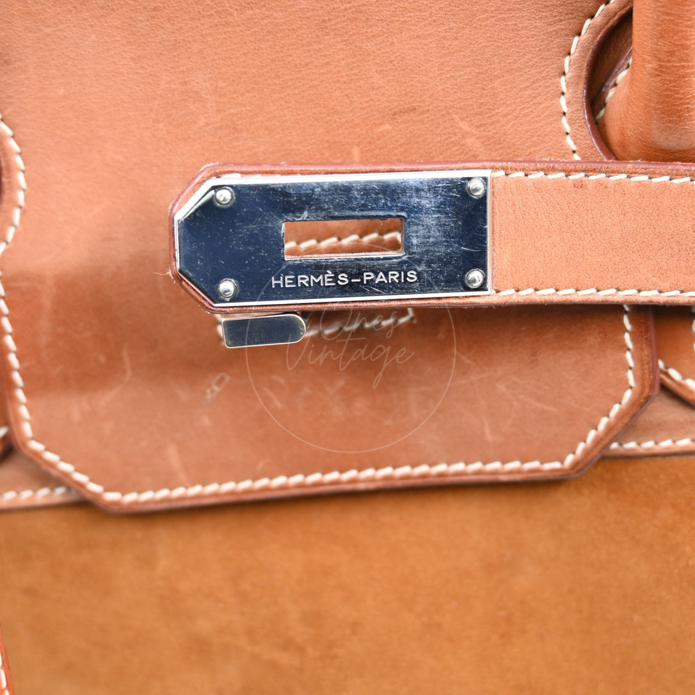 [Pre-owned] Hermes Birkin Shoulder Suede & Barenia