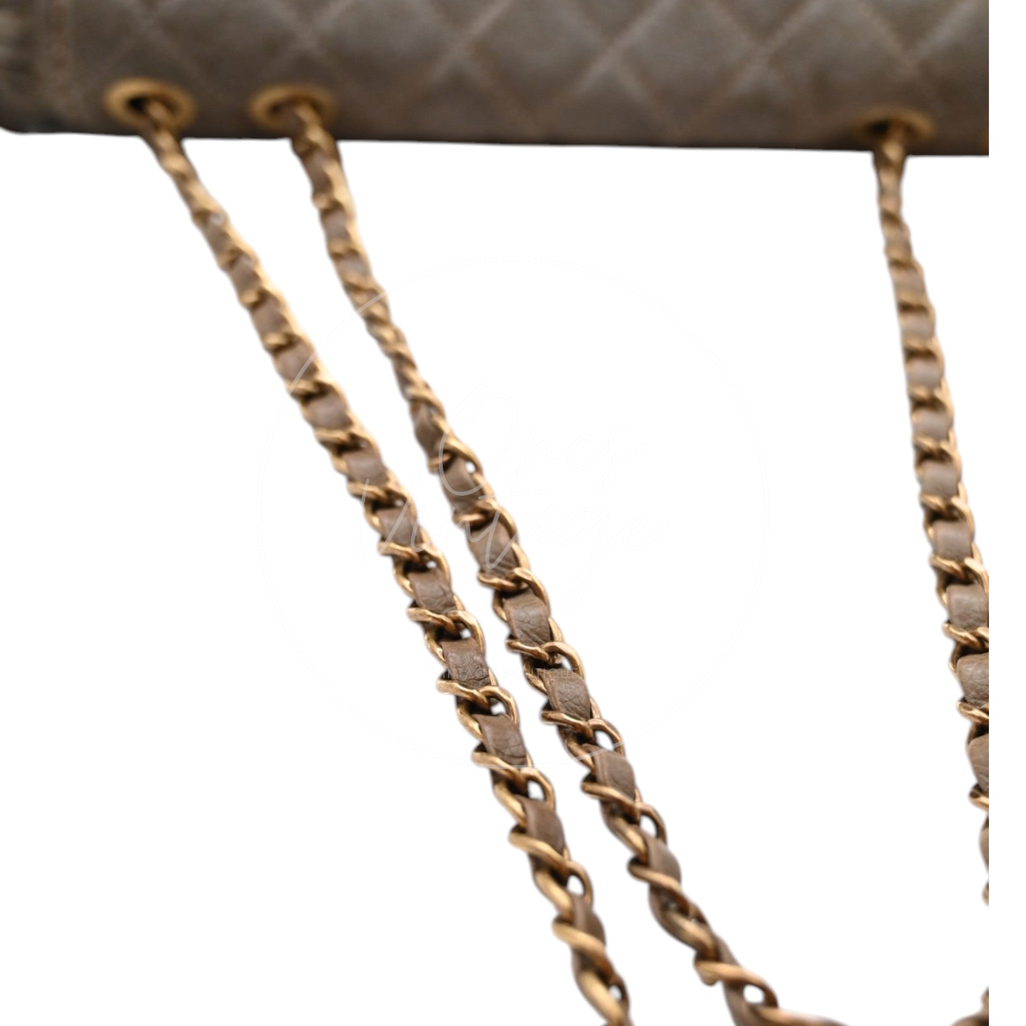 Chanel Paris Dallas Fringe Taupe Suede Flap Bag GHW Series 19