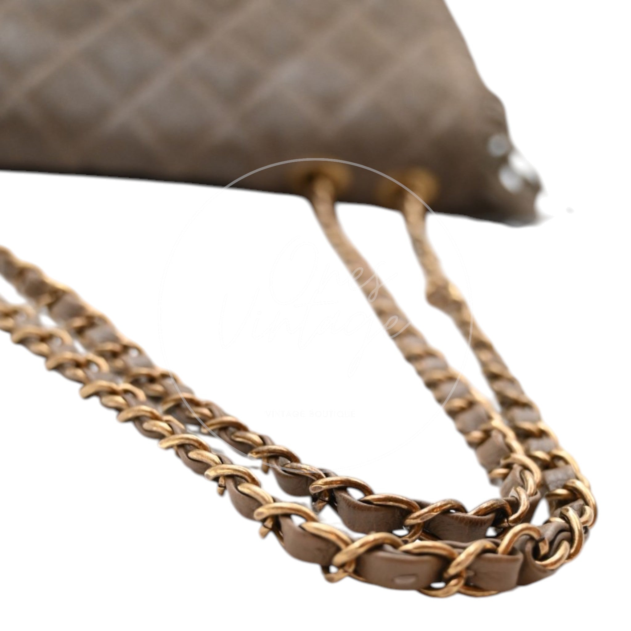 Chanel Paris Dallas Fringe Taupe Suede Flap Bag GHW Series 19