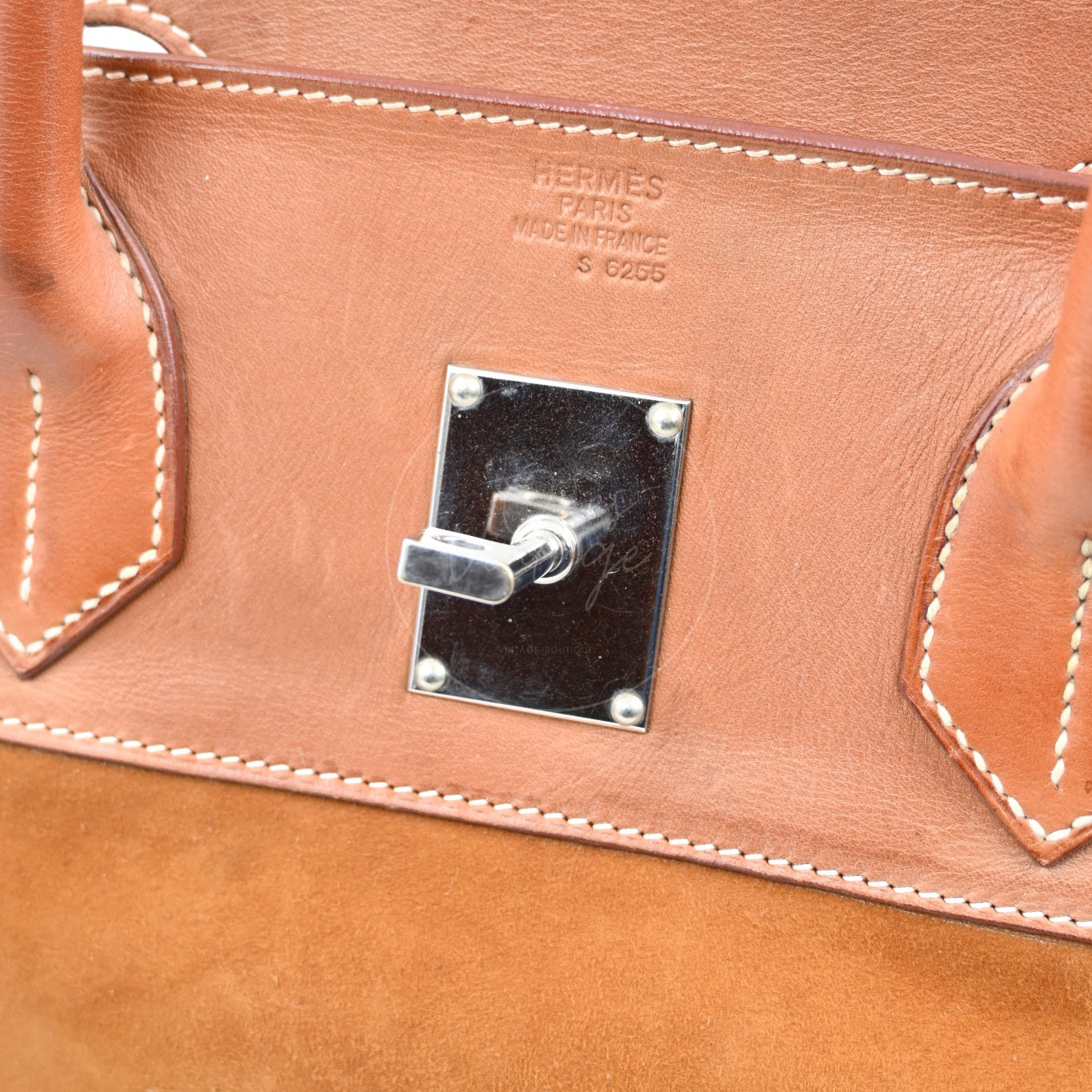 [Pre-owned] Hermes Birkin Shoulder Suede & Barenia