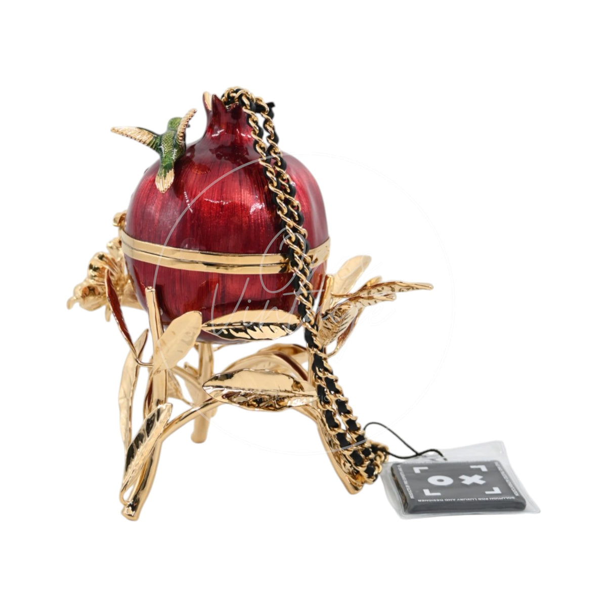Chanel Pomegranate Minaudiere Clutch Bag GHW Series X4