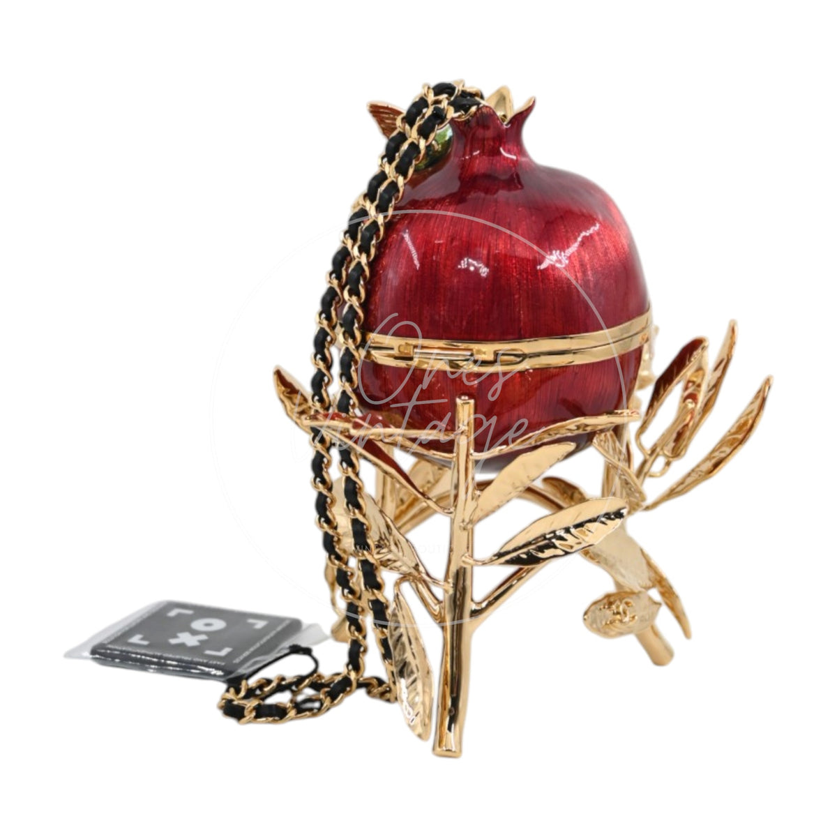 Chanel Pomegranate Minaudiere Clutch Bag GHW Series X4