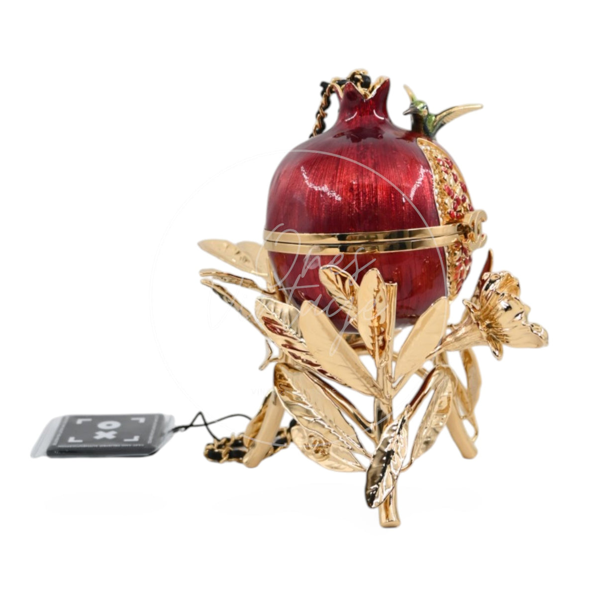 Chanel Pomegranate Minaudiere Clutch Bag GHW Series X4