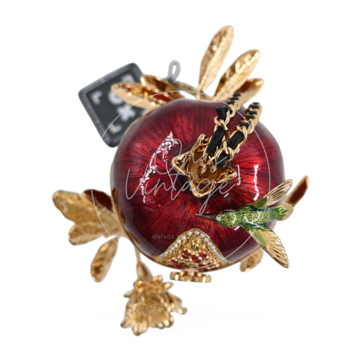 Chanel Pomegranate Minaudiere Clutch Bag GHW Series X4