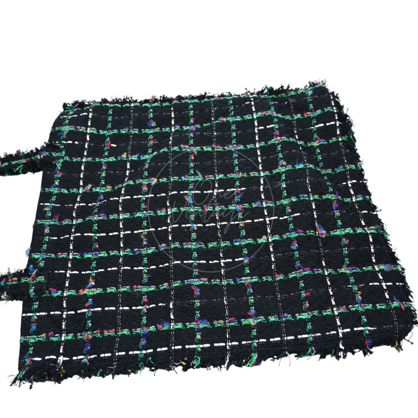 [Pre-owned] Chanel Robot Black Green Tote Bag