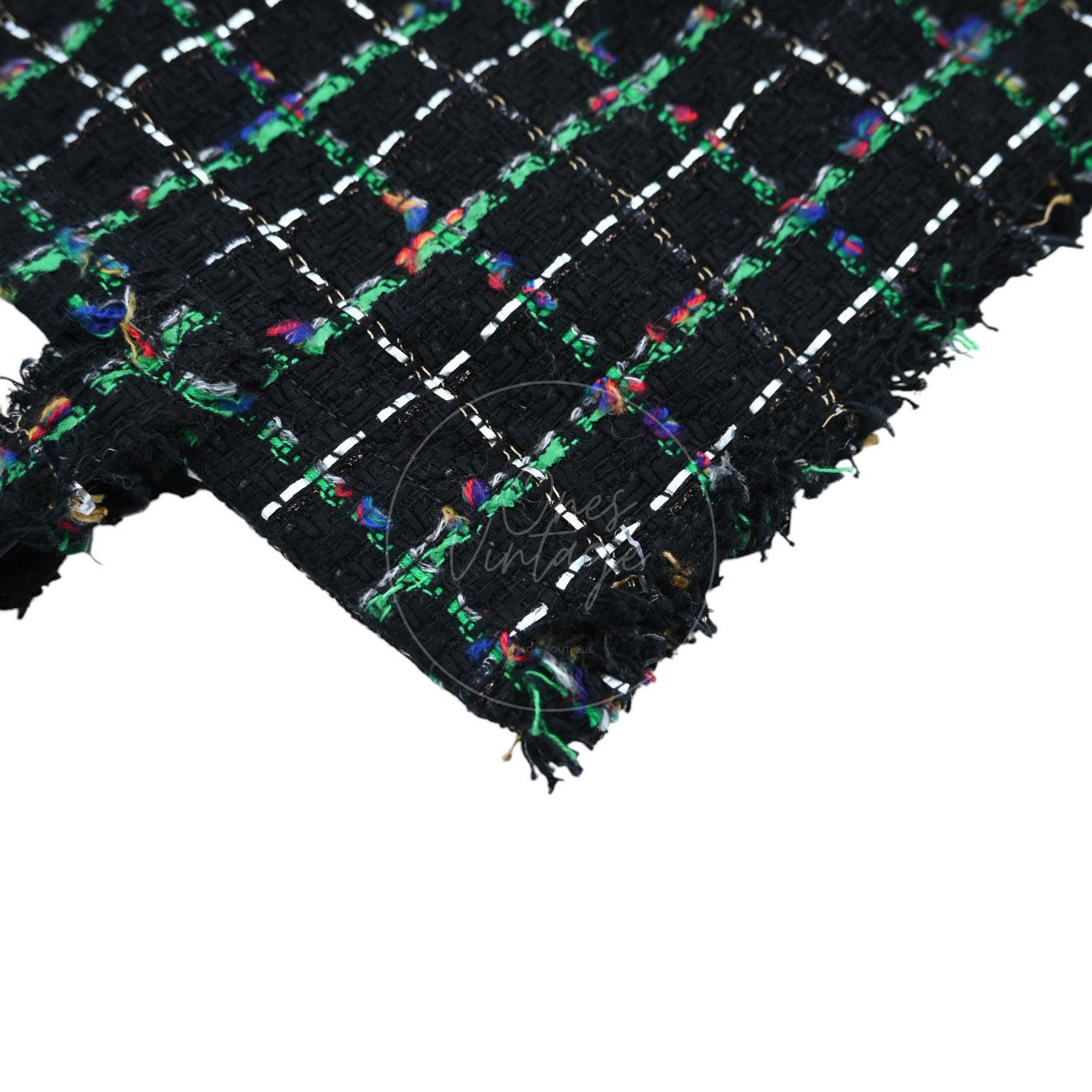 [Pre-owned] Chanel Robot Black Green Tote Bag