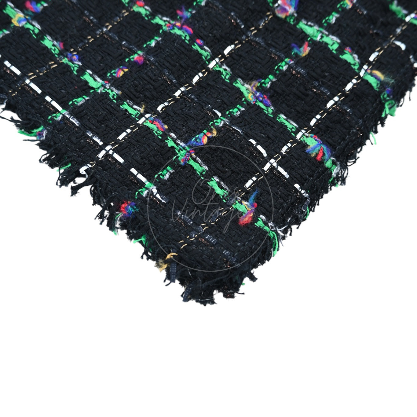 [Pre-owned] Chanel Robot Black Green Tote Bag