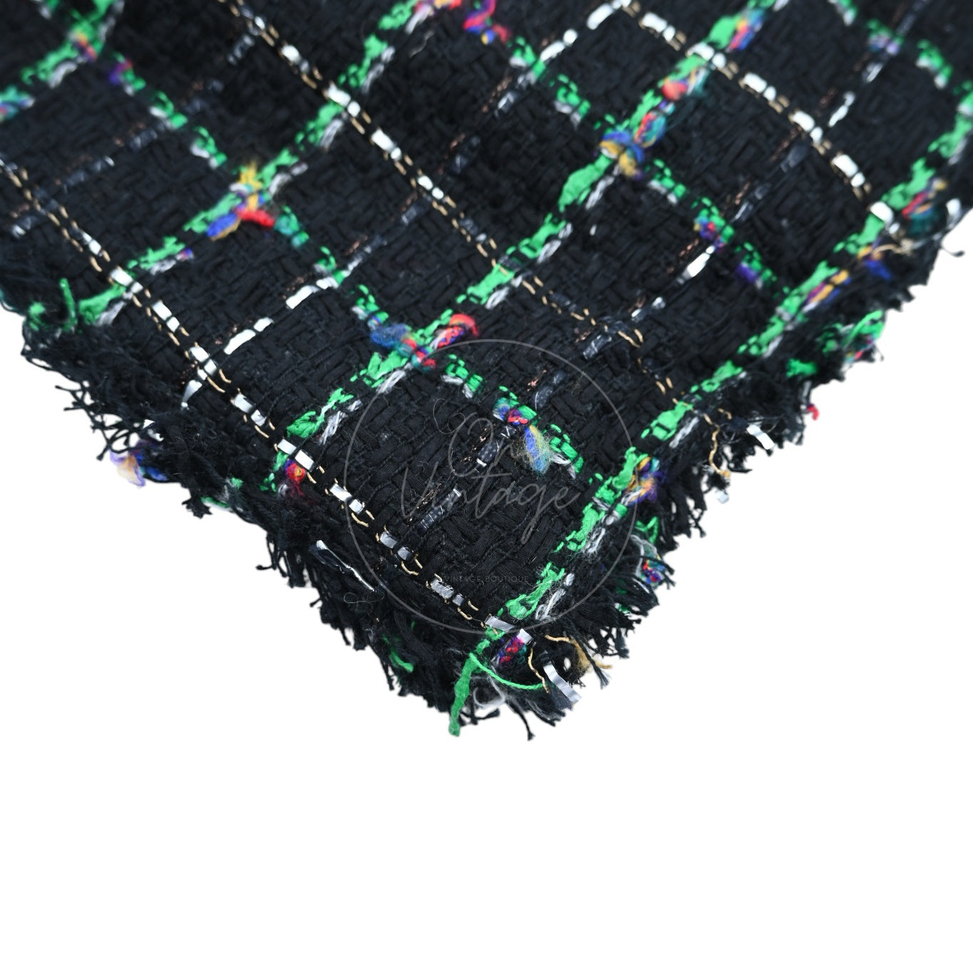 [Pre-owned] Chanel Robot Black Green Tote Bag