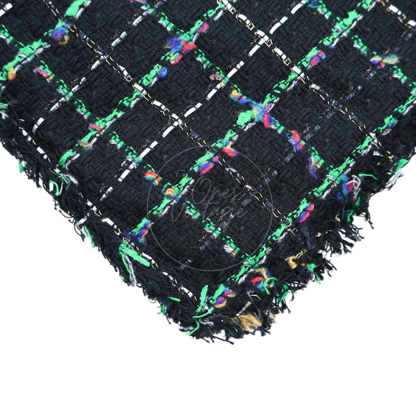 [Pre-owned] Chanel Robot Black Green Tote Bag