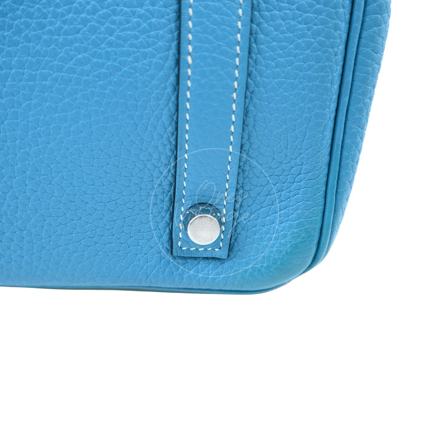 [Pre-owned] Hermes Birkin 30 Ghilies Denim Jean Stamp T