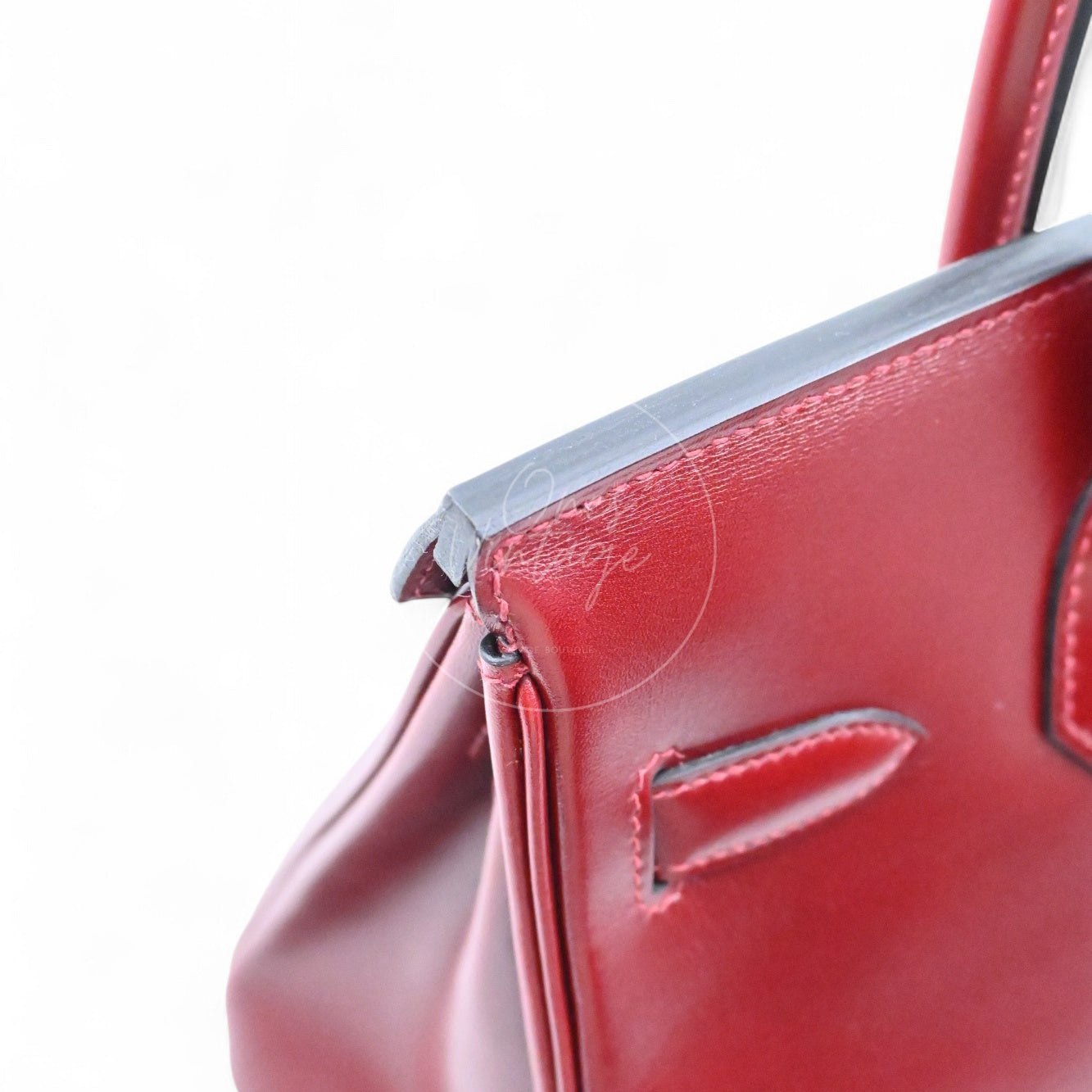[Pre-owned] Hermes Birkin 30 Rough H GHW Stamp X Box Bag