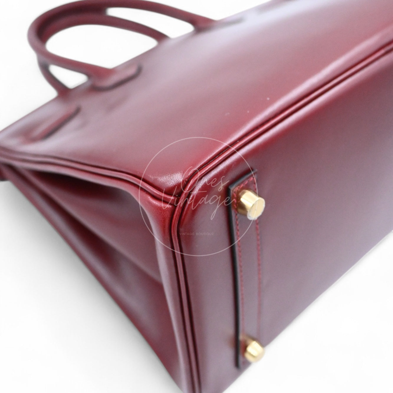 [Pre-owned] Hermes Birkin 30 Rough H GHW Stamp X Box Bag