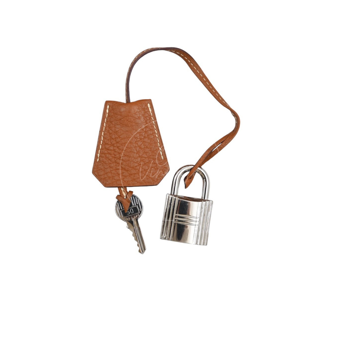 [Pre-owned] Hermes Birkin Shoulder Togo Gold PHW Stamp Square M