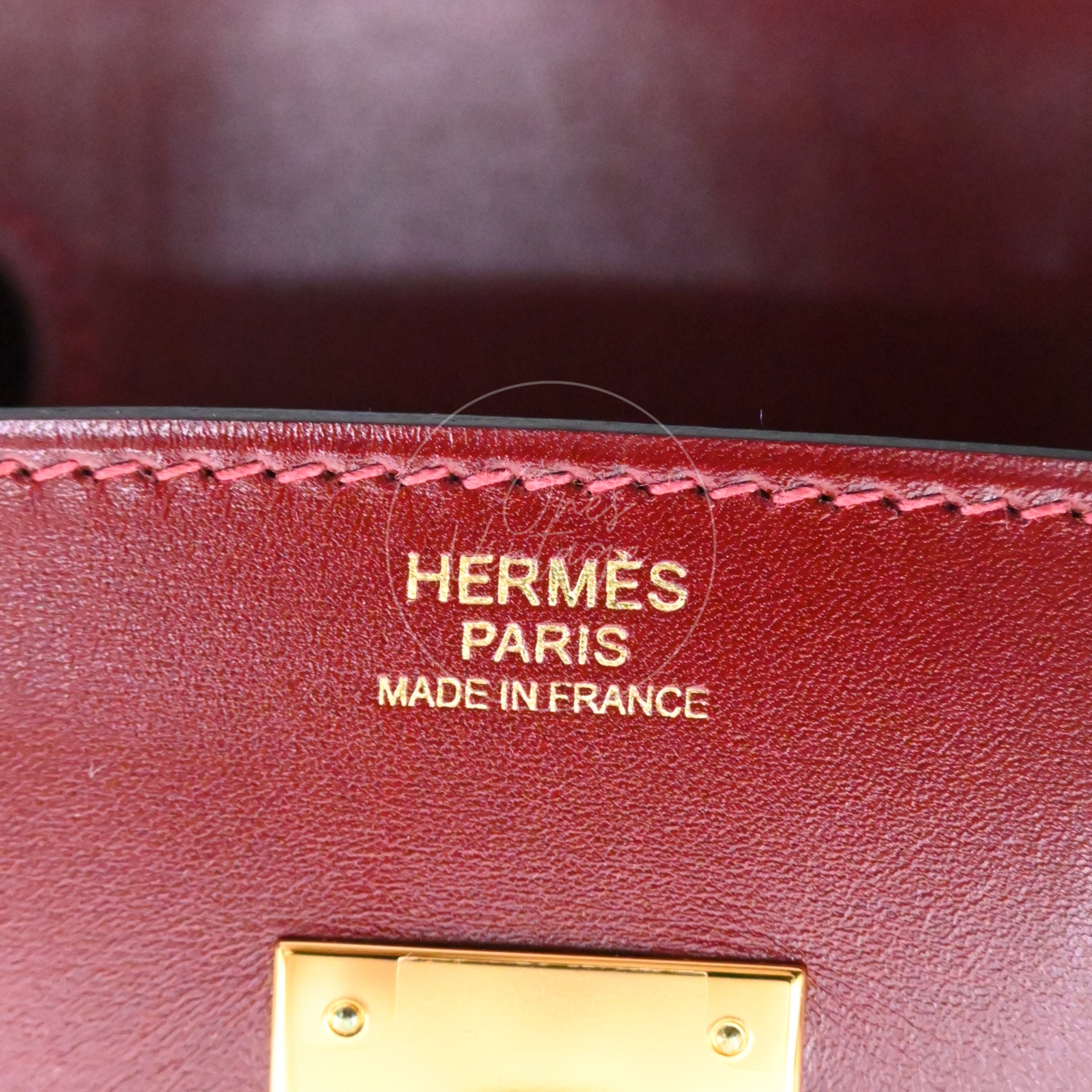[Pre-owned] Hermes Birkin 30 Rough H GHW Stamp X Box Bag