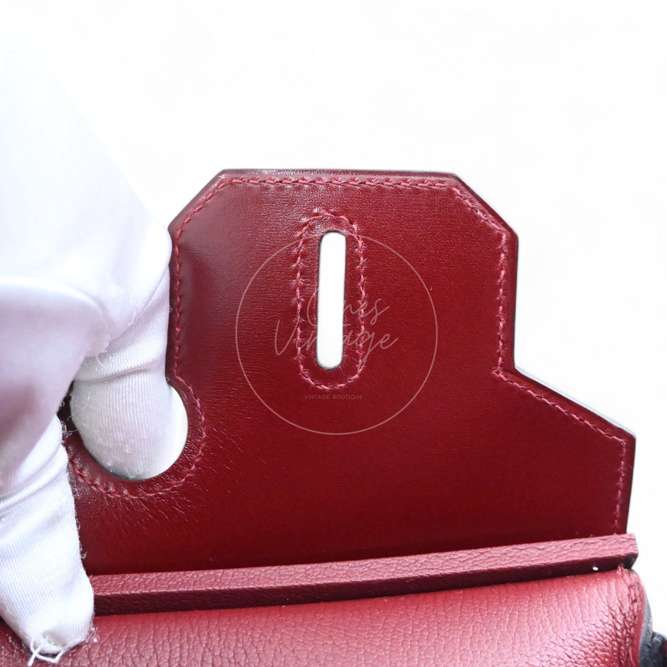 [Pre-owned] Hermes Birkin 30 Rough H GHW Stamp X Box Bag