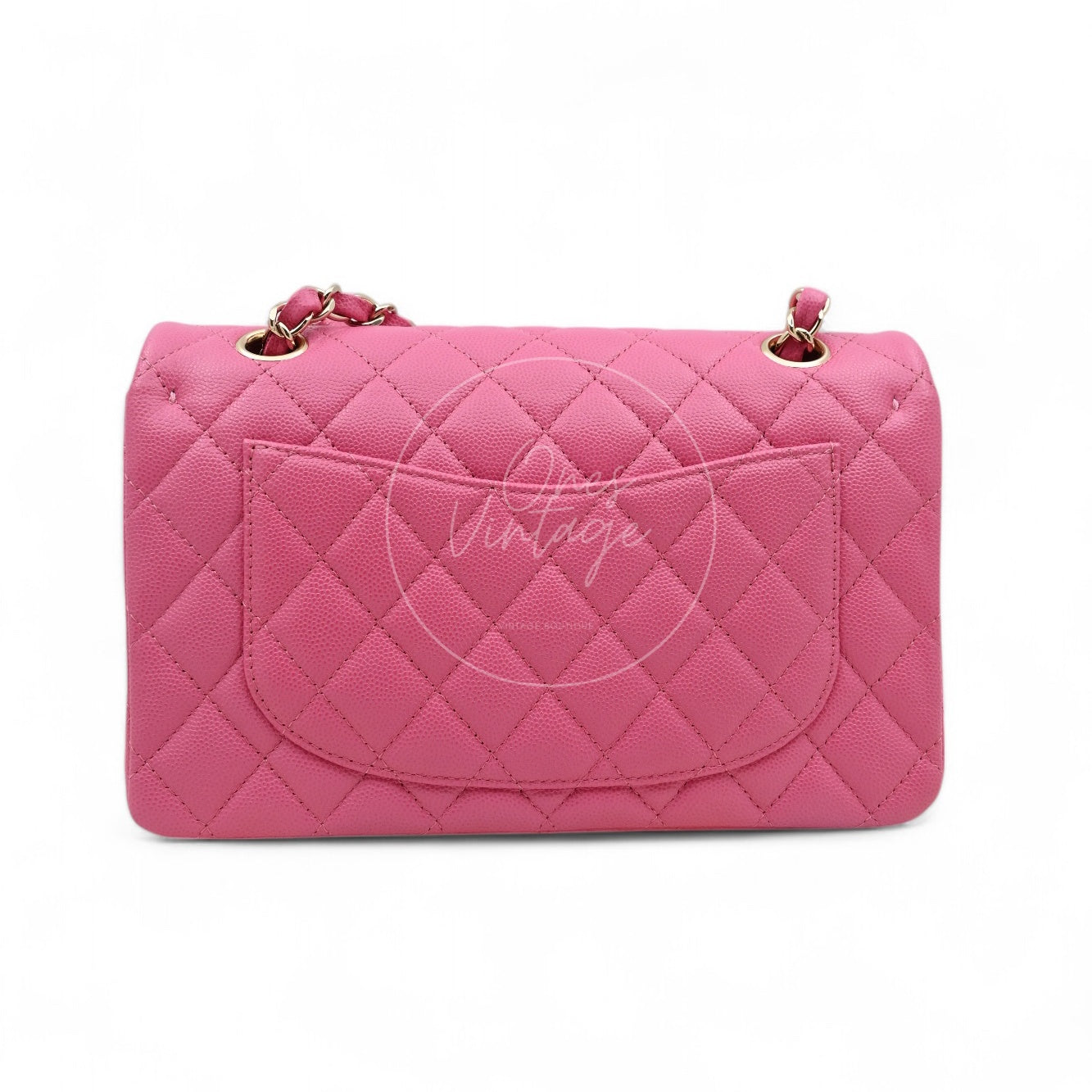 [Pre-owned] Chanel CF23 Small Classic Flap Bag Caviar Pink