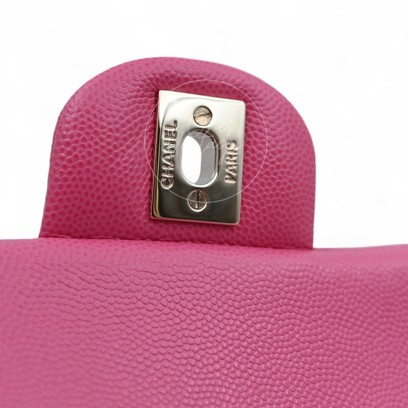 [Pre-owned] Chanel CF23 Small Classic Flap Bag Caviar Pink