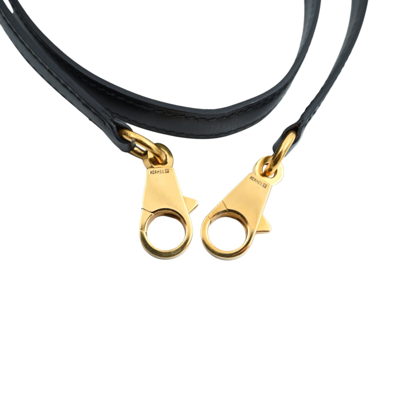 [Pre-owned] Hermes Kelly 28 Box Black GHW