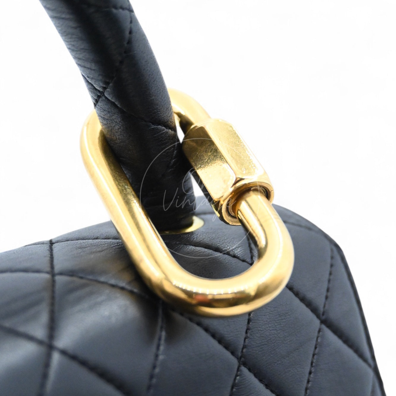 [Pre-owned] Chanel Classic Single Flap Black Lambskin Sereis 3 Twin Bags