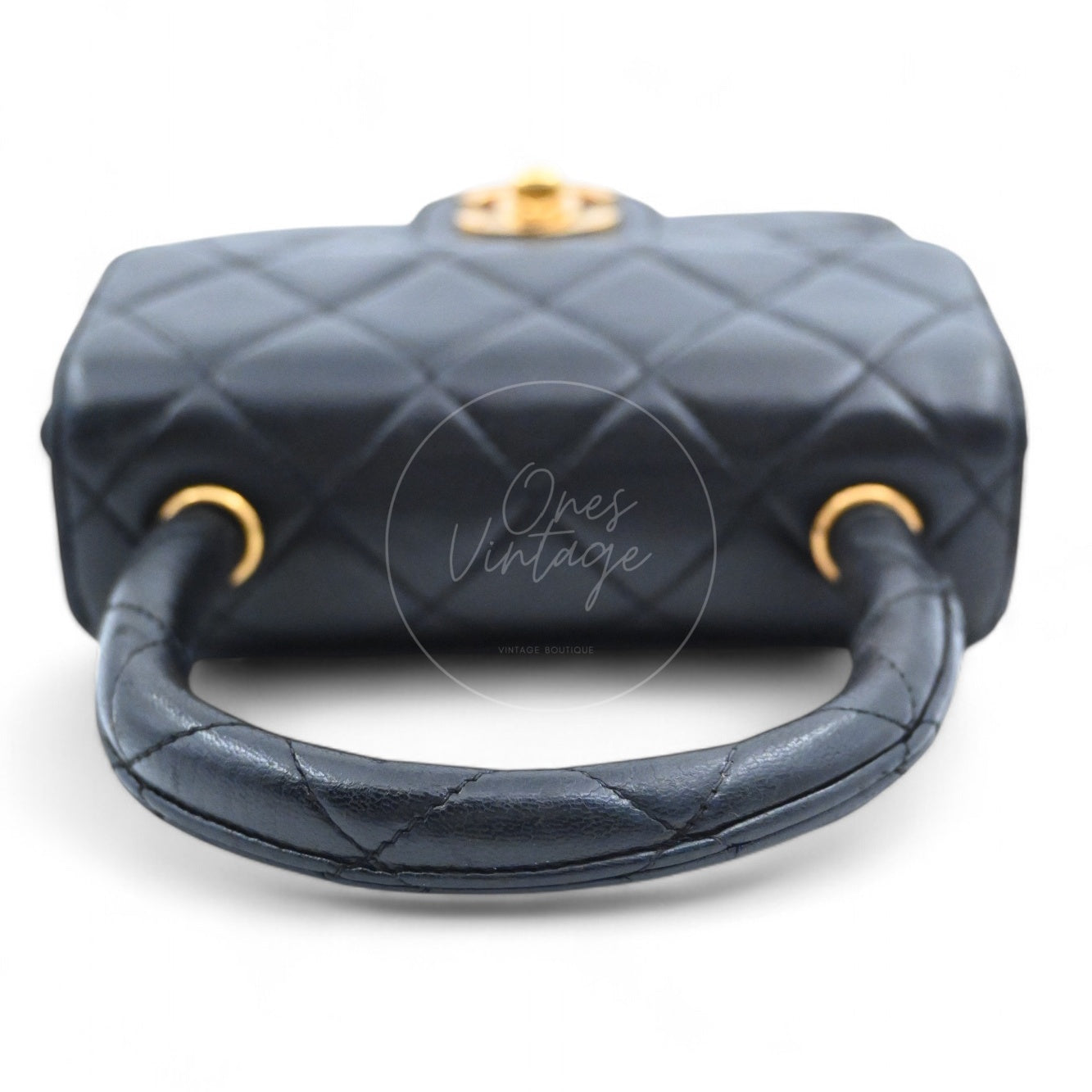 [Pre-owned] Chanel Classic Single Flap Black Lambskin Sereis 3 Twin Bags