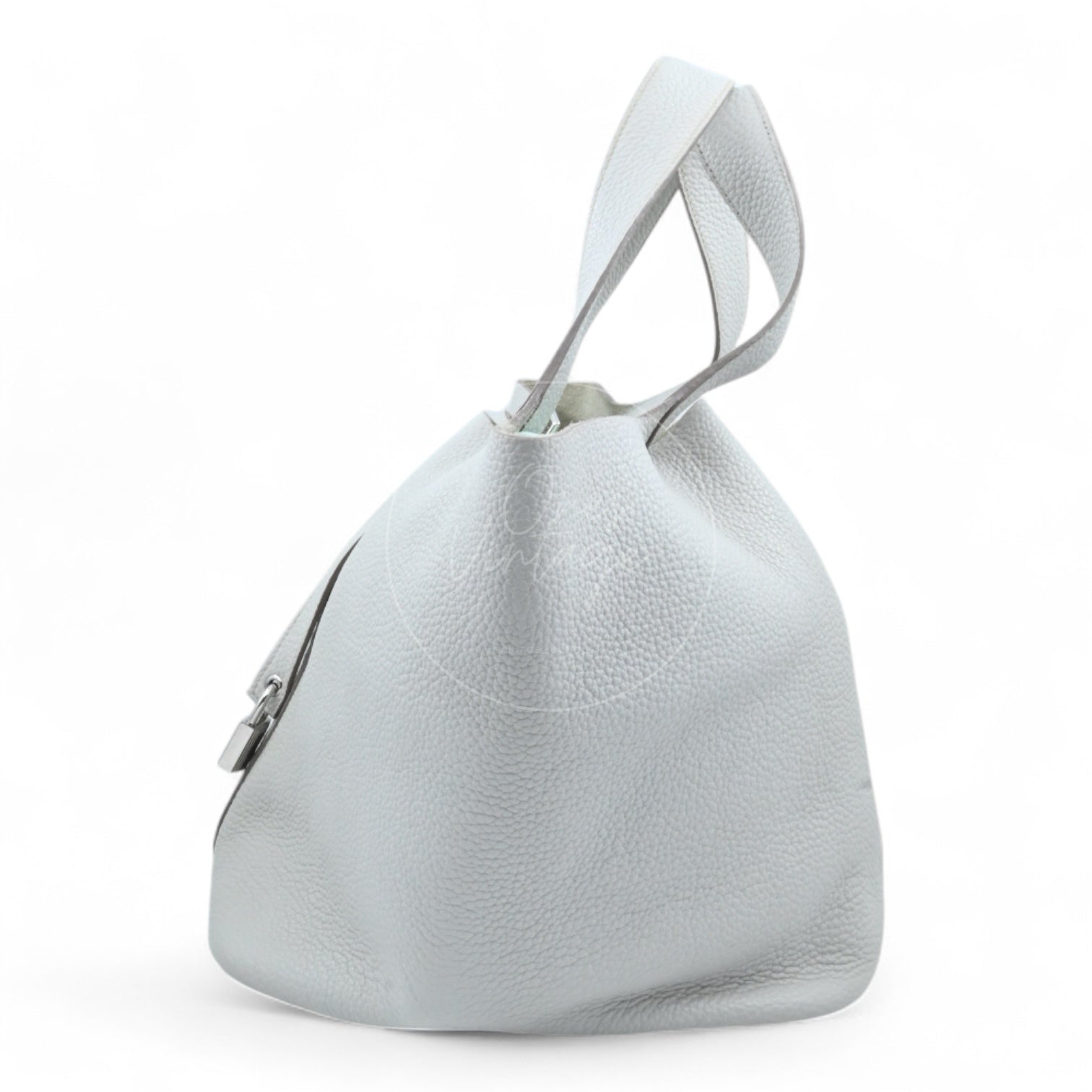 [Pre-owned] Hermes Picotin 26 Gray TC PHW Stamp Square D