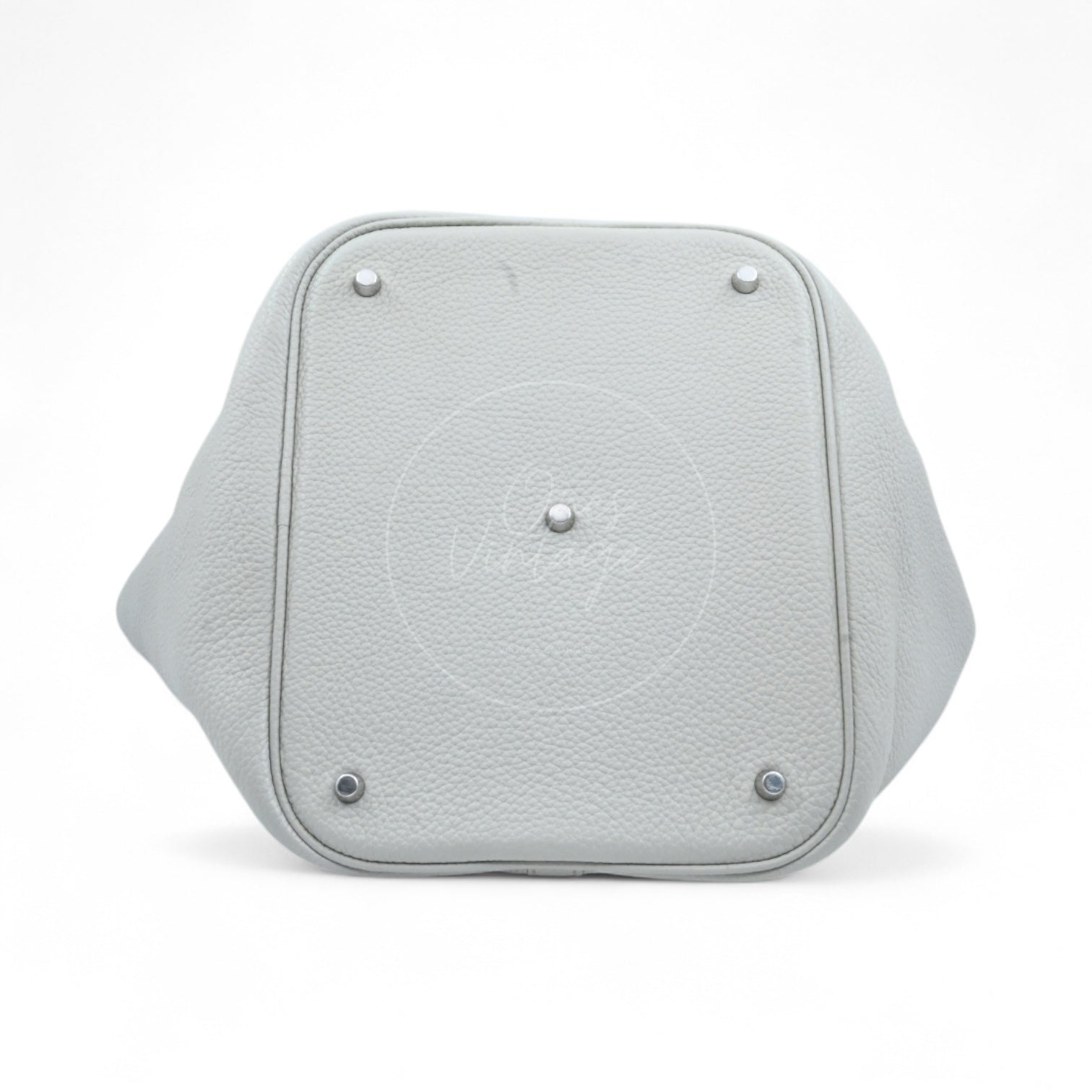 [Pre-owned] Hermes Picotin 26 Gray TC PHW Stamp Square D