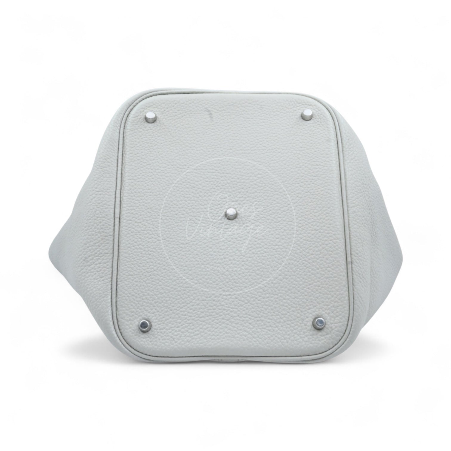 [Pre-owned] Hermes Picotin 26 Gray TC PHW Stamp Square D