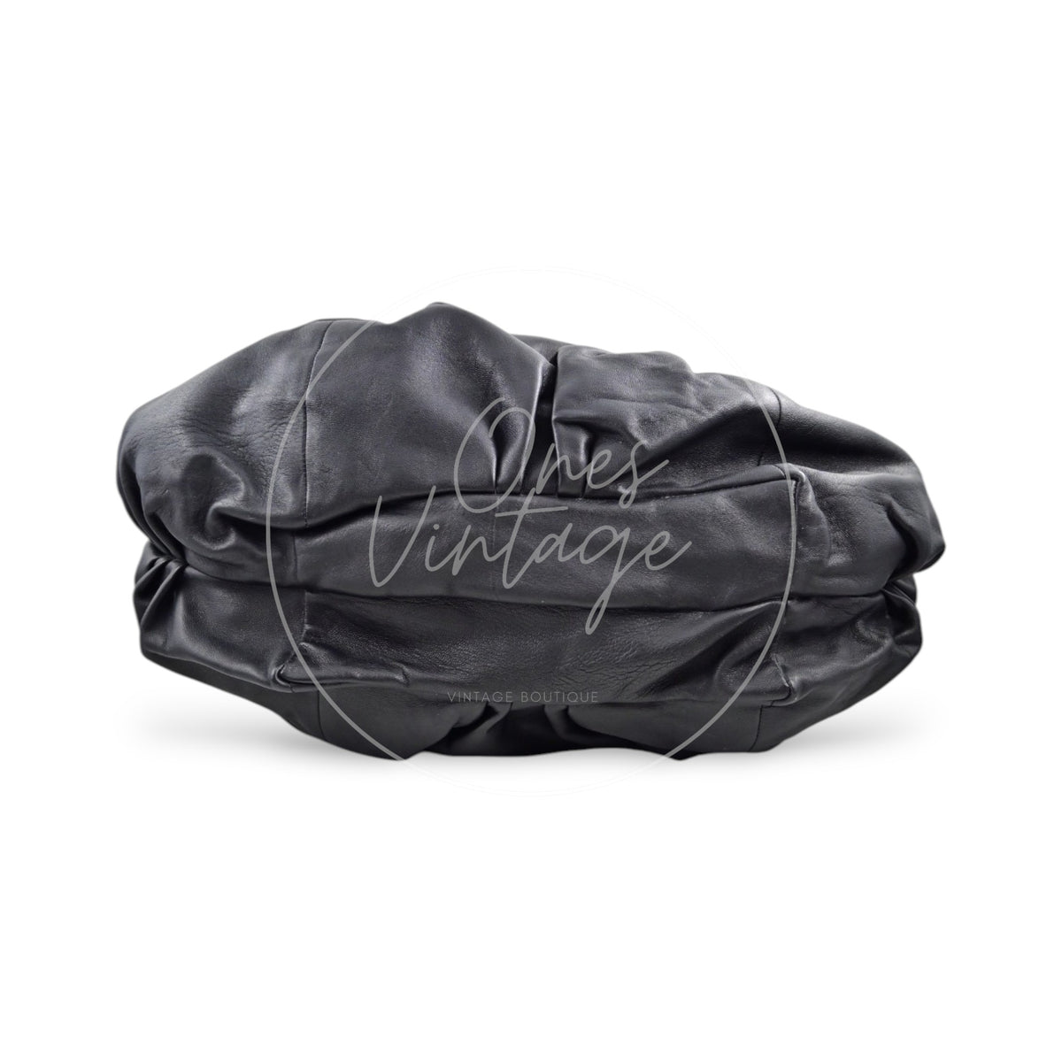 Christian Dior 42 Lambskin Jazz Club Shoulder Bag SHW Black