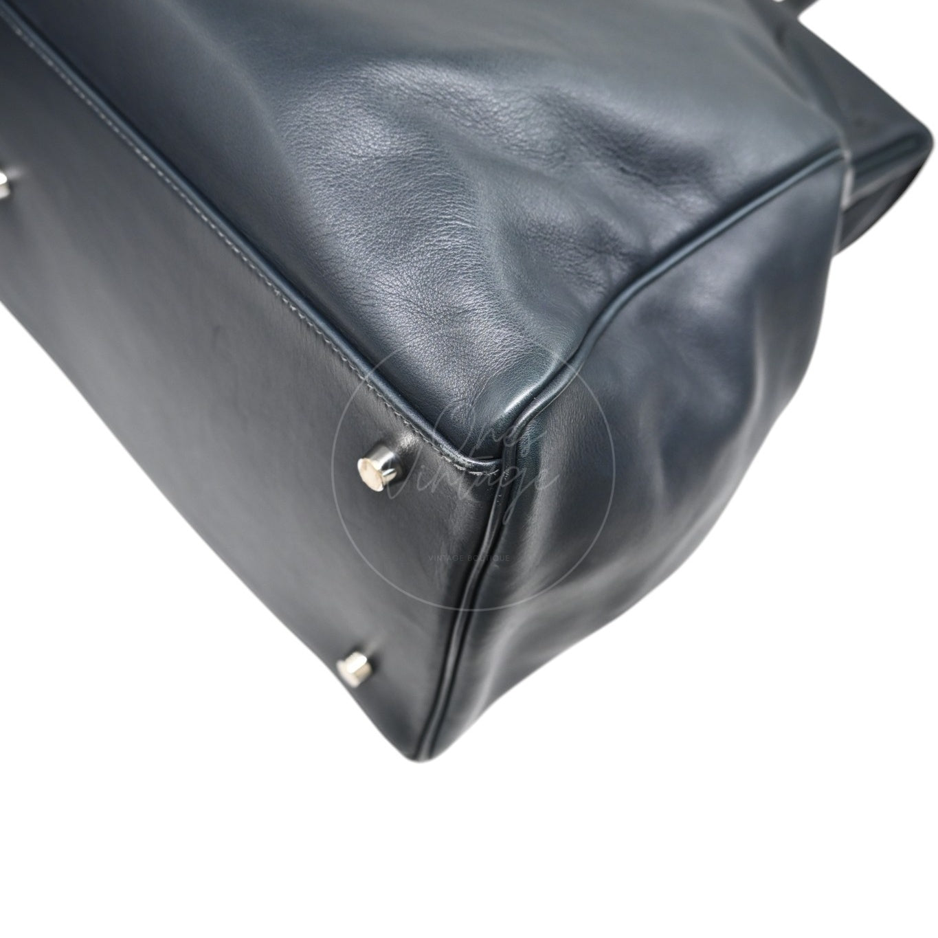 [Pre-owned] Hermes Kelly 50 Black Phw Stamp Square N
