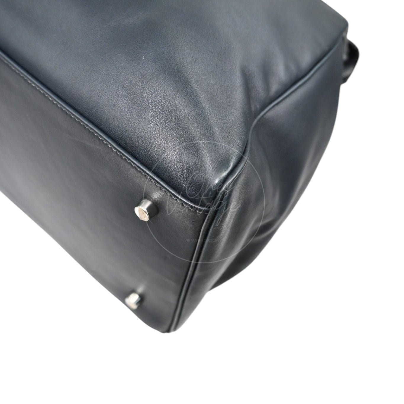 [Pre-owned] Hermes Kelly 50 Black Phw Stamp Square N